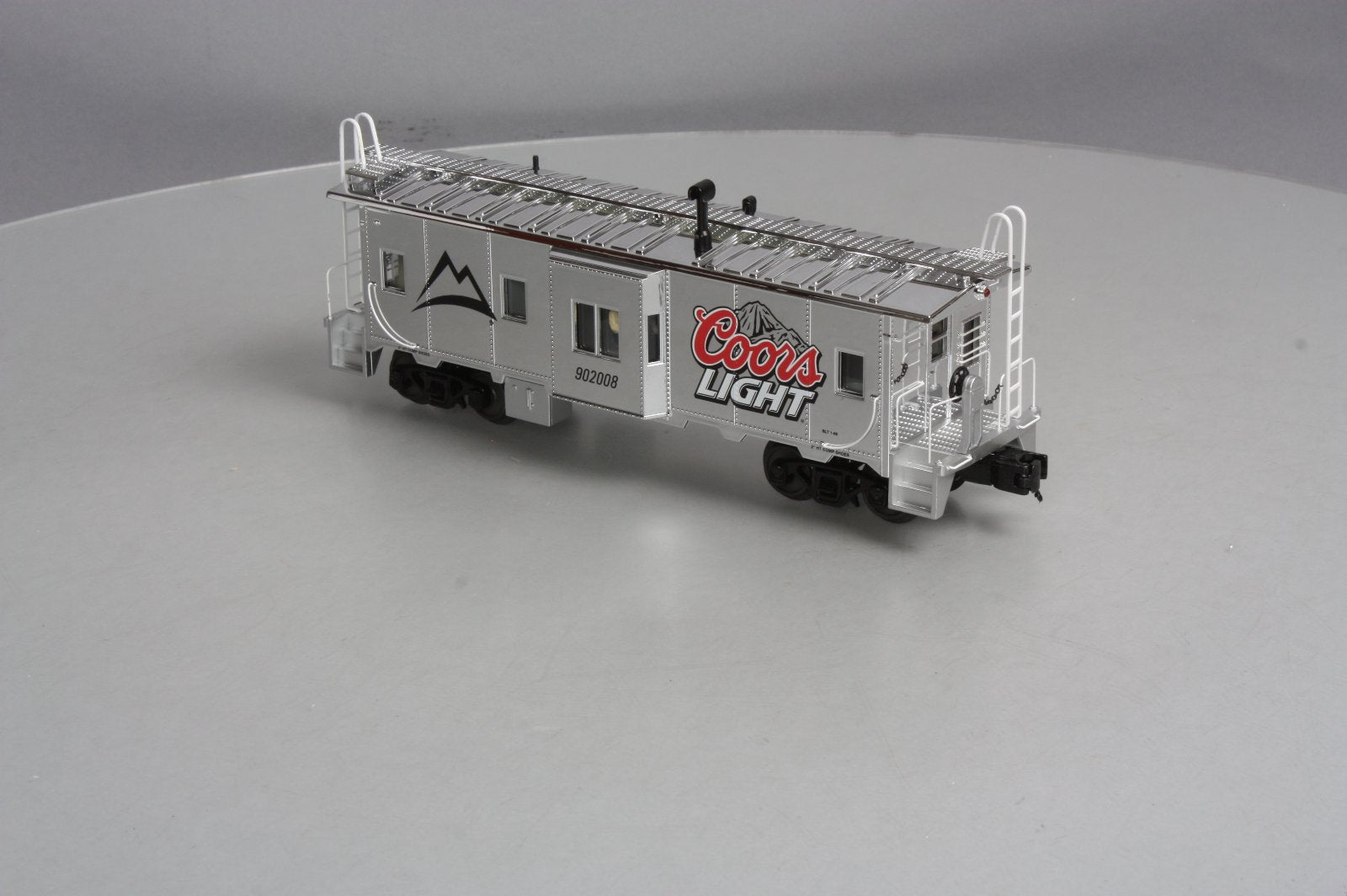 MTH 30-77157 O Gauge Coors Light Bay Window Caboose #902008