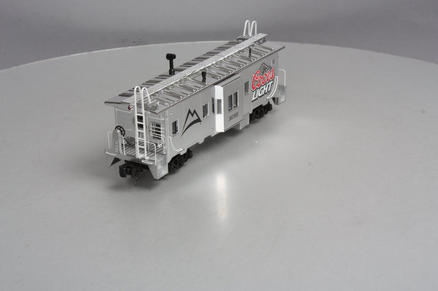 MTH 30-77157 O Gauge Coors Light Bay Window Caboose #902008