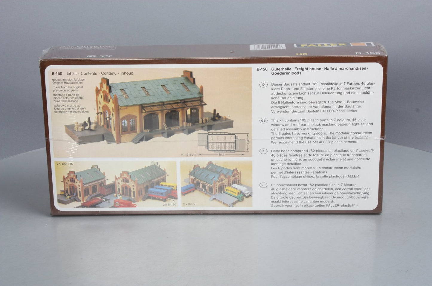Faller B-150 HO Scale Freight House Kit