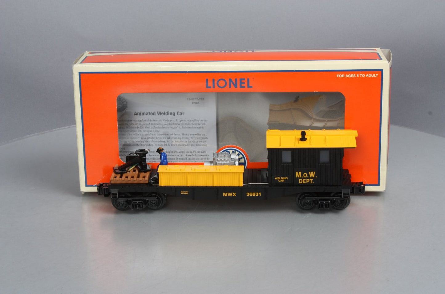 Lionel 6-36831 O Maintenance of Way Welding Car #36831