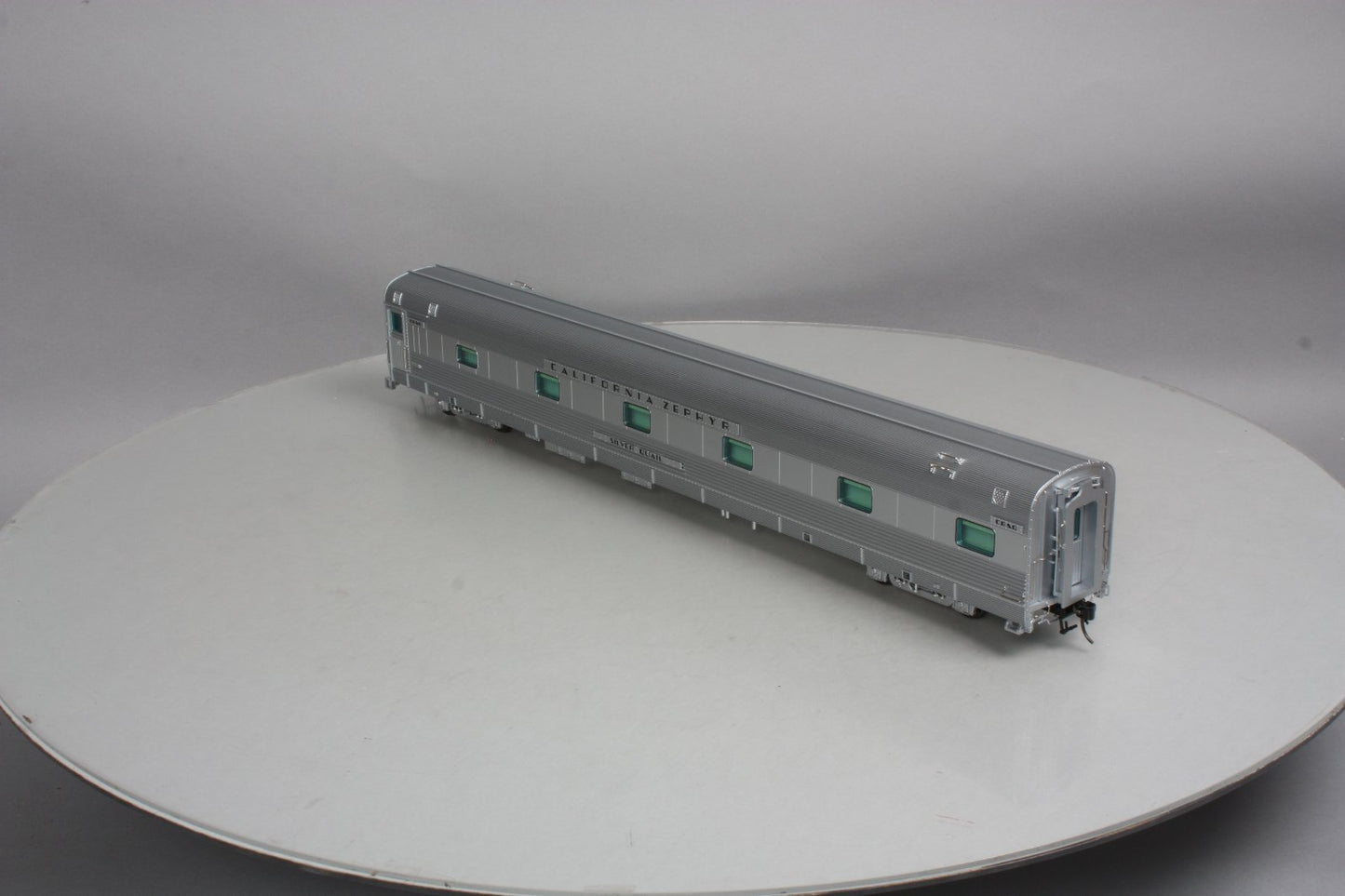 Atlas 3002196-1 O CB&Q Cali Zephyr "Silver Quail" 6-5 Sleeper #451 (2 Rail)
