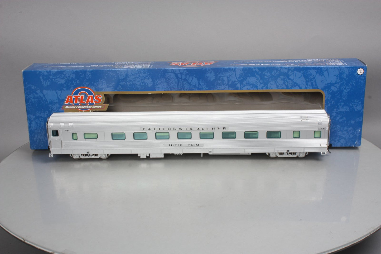 Atlas 3002188-1 O Cali Zephyr WP "Silver Palm" 16-Section Sleeping Car (2-Rail)