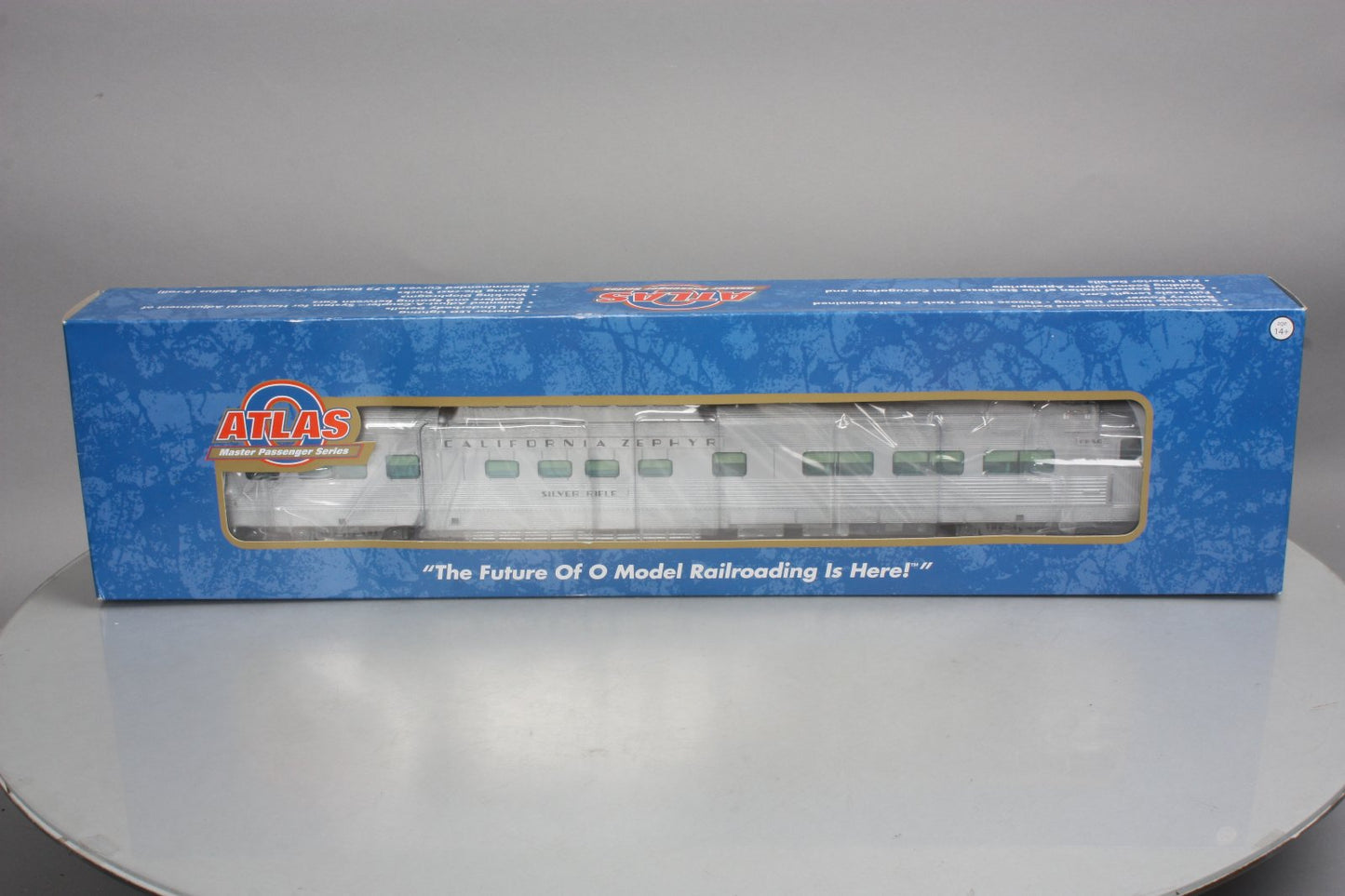 Atlas 3009012-1 CB&Q Cali Zephyr  Dome Chair Car (2-Rail)