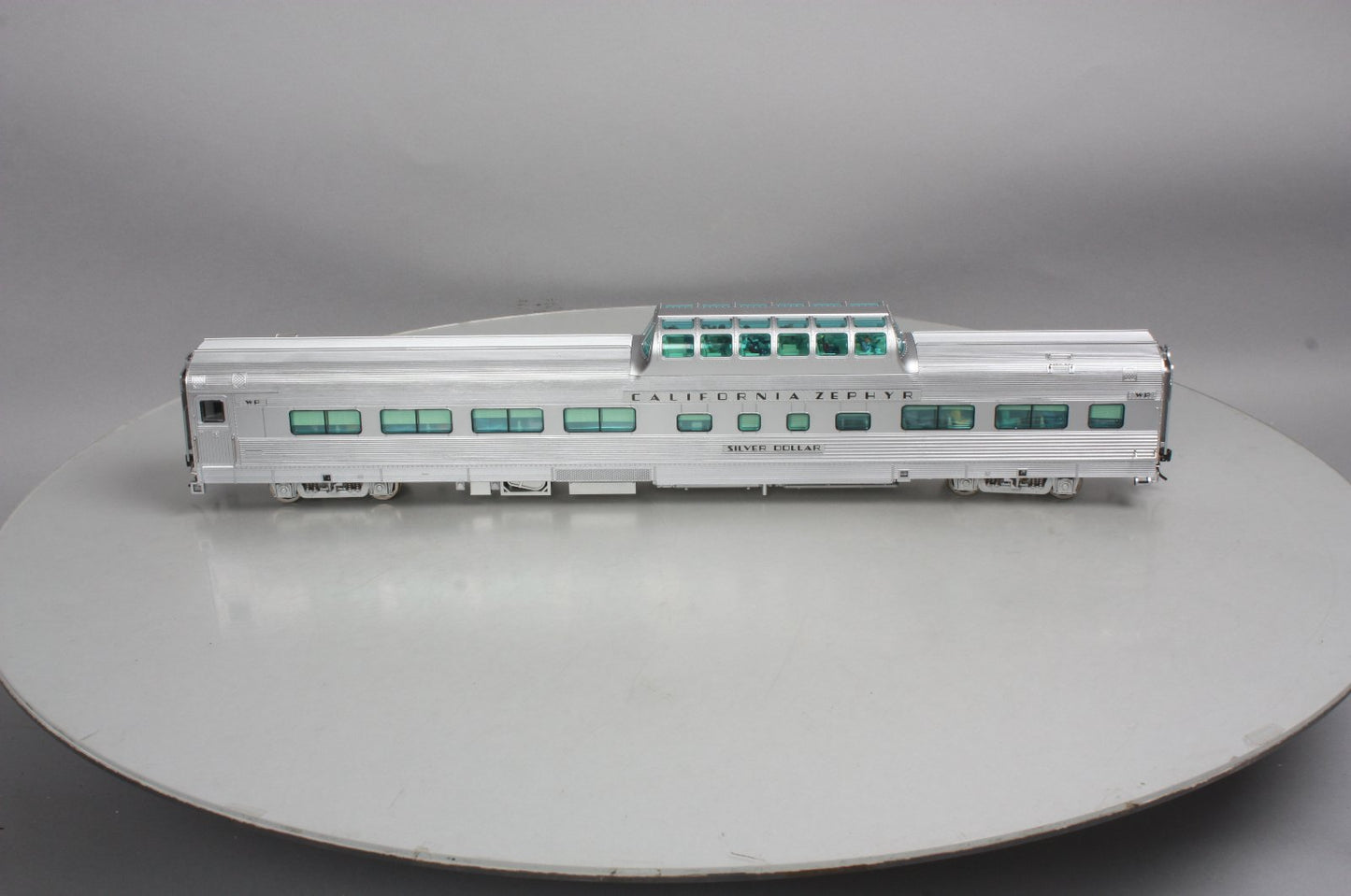 Atlas 3002153-1 O Western Pacific Zephyr "Silver Dollar" Dome Car (2-Rail)