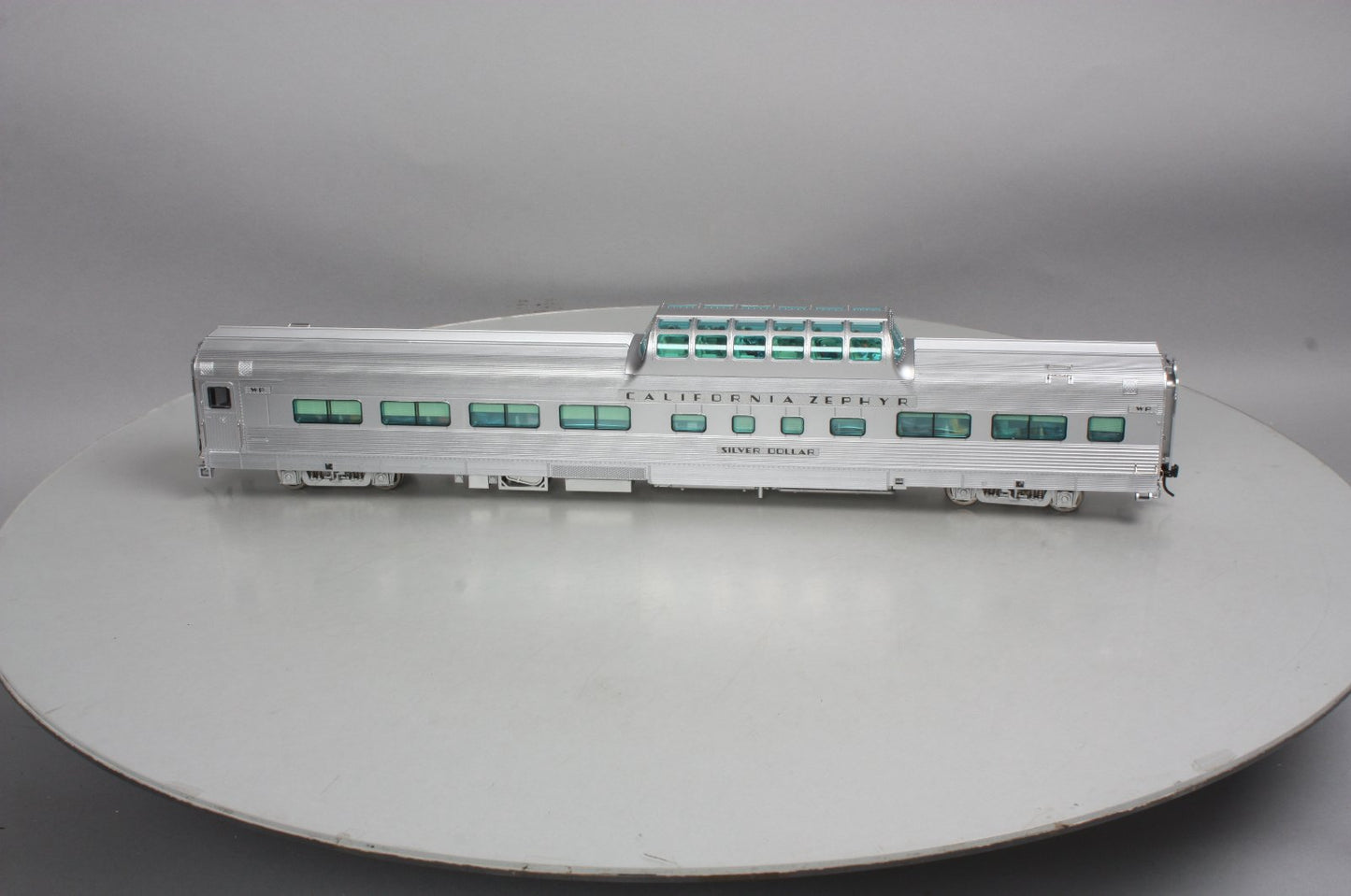 Atlas 3002153-1 O Western Pacific Zephyr "Silver Dollar" Dome Car (2-Rail)