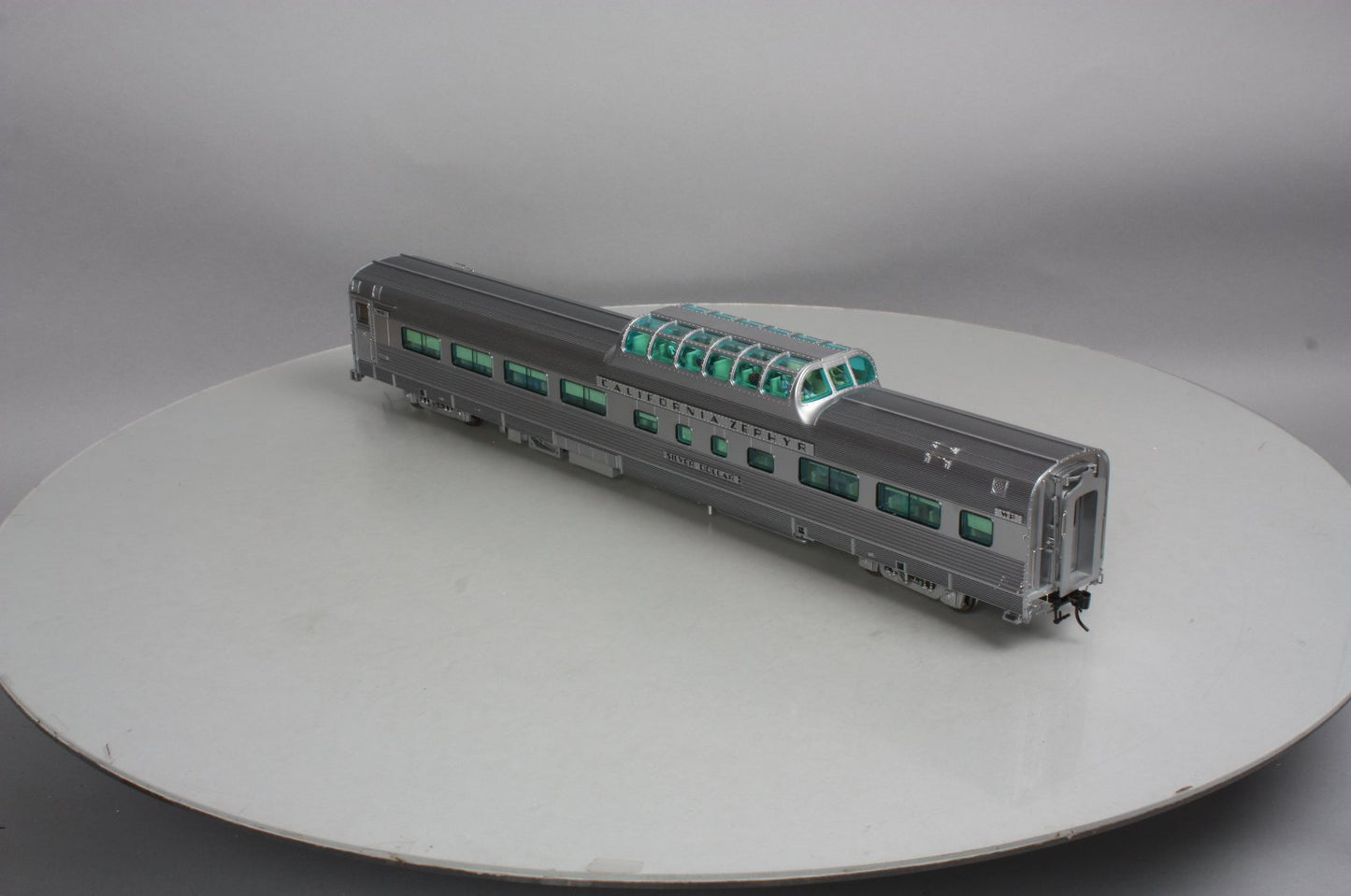 Atlas 3002153-1 O Western Pacific Zephyr "Silver Dollar" Dome Car (2-Rail)