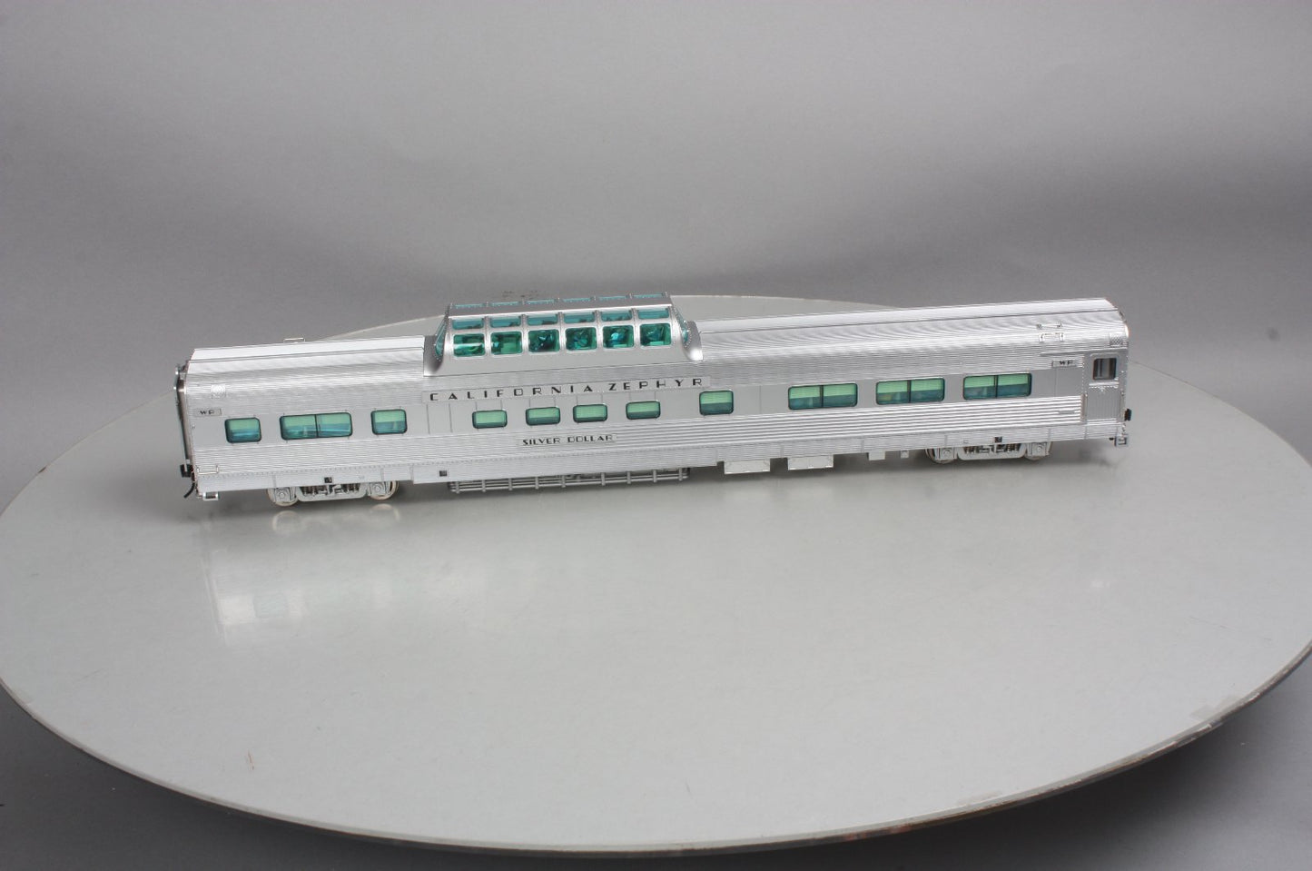 Atlas 3002153-1 O Western Pacific Zephyr "Silver Dollar" Dome Car (2-Rail)