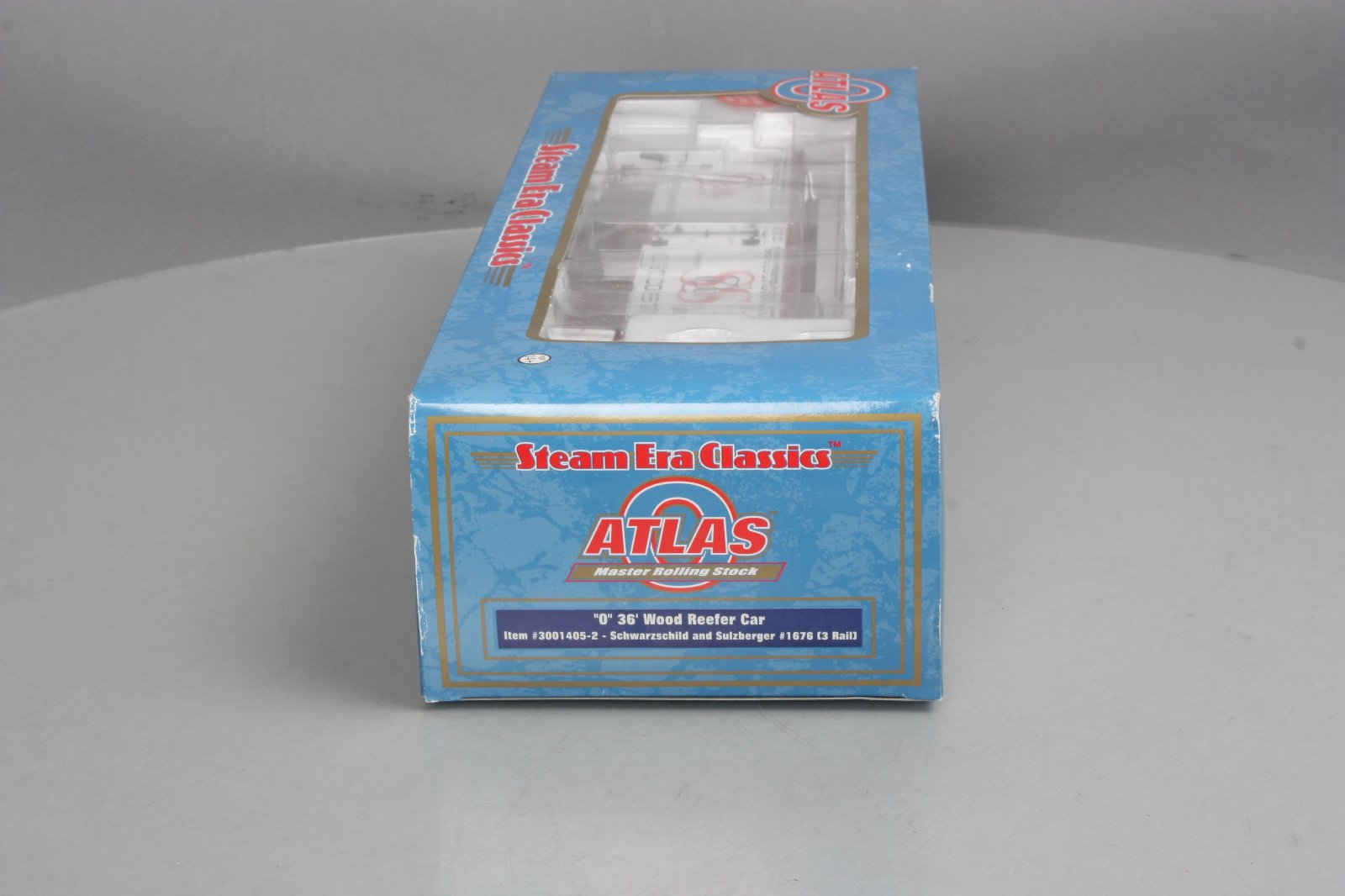 Atlas 3001405-2 Schwarzschild & Sulzberger 36' Wood Reefer Car - 3 Rail