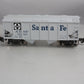 Piko 38835 G Scale Santa Fe Covered Hopper Car (Metal Wheels)