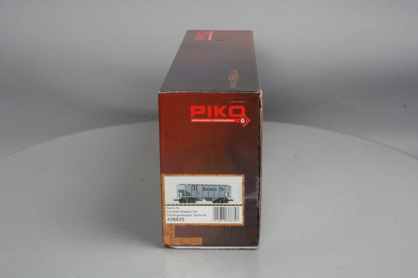 Piko 38835 G Scale Santa Fe Covered Hopper Car (Metal Wheels)