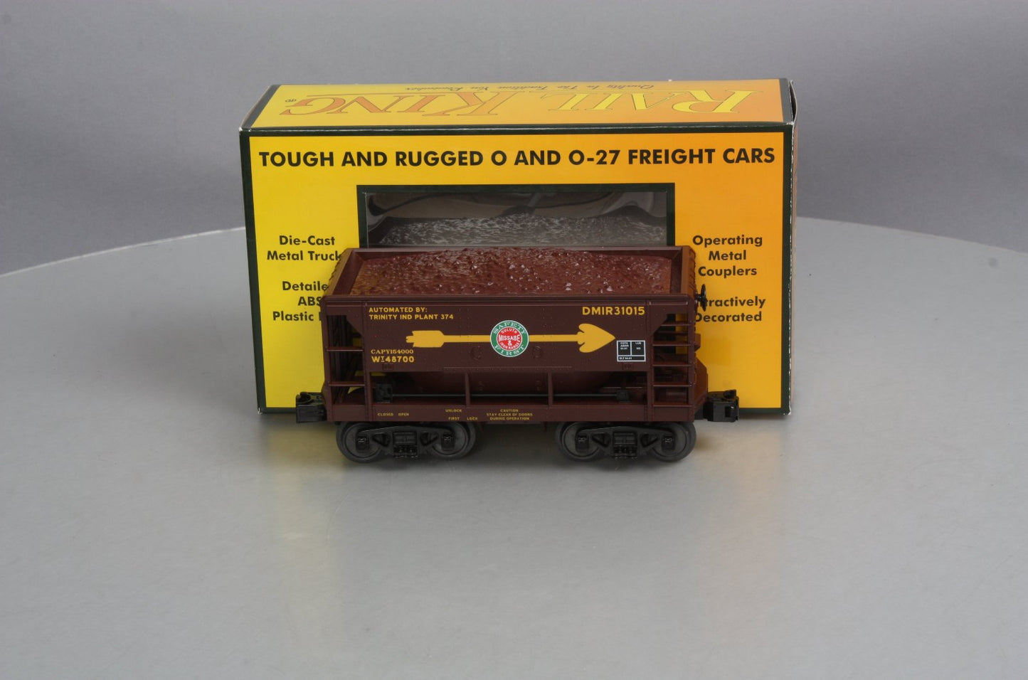 MTH 30-75517 O Duluth Missabe & Iron Range Ore Car w/Ore Load #31015