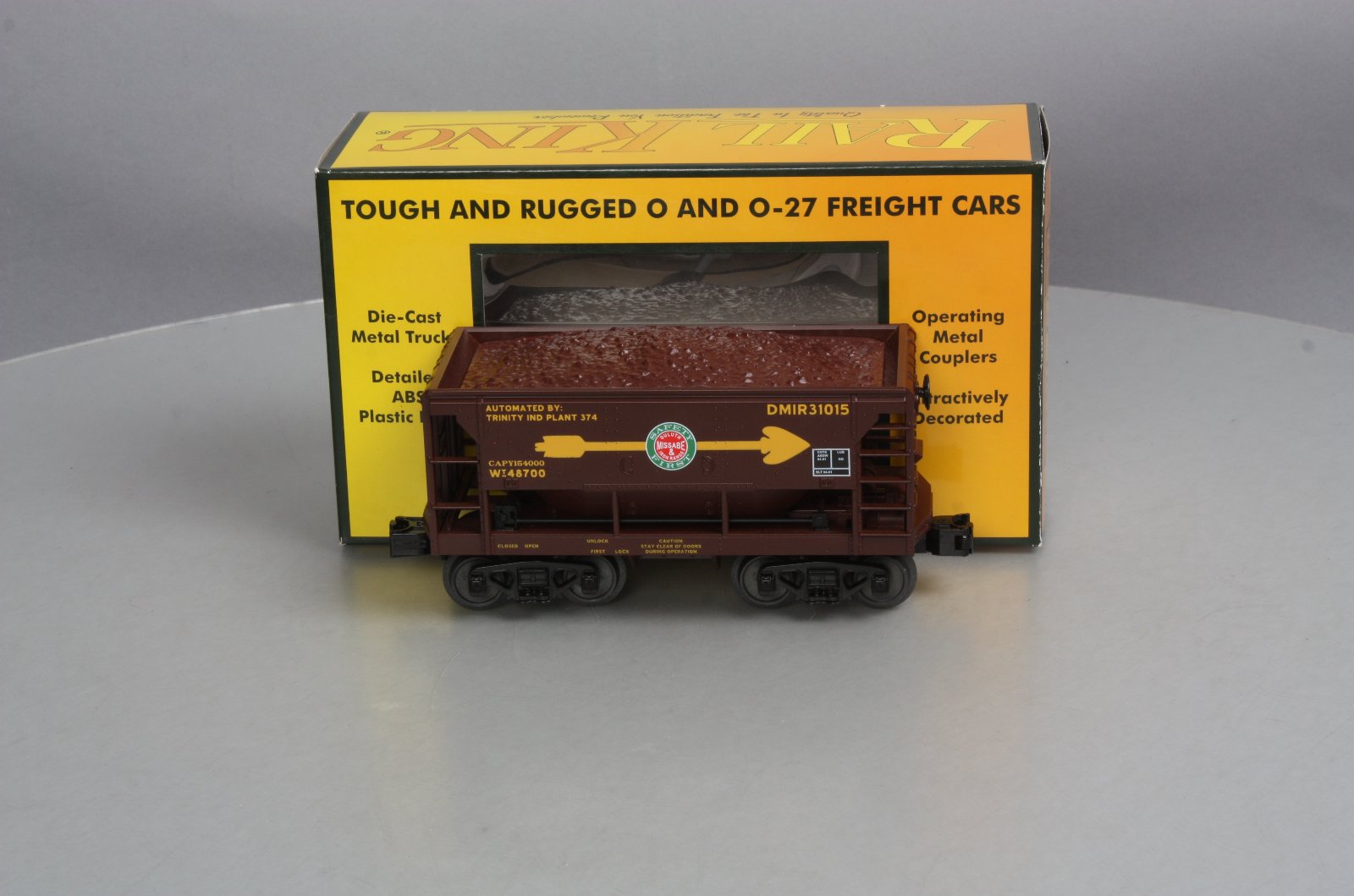 MTH 30-75517 O Duluth Missabe & Iron Range Ore Car w/Ore Load #31015