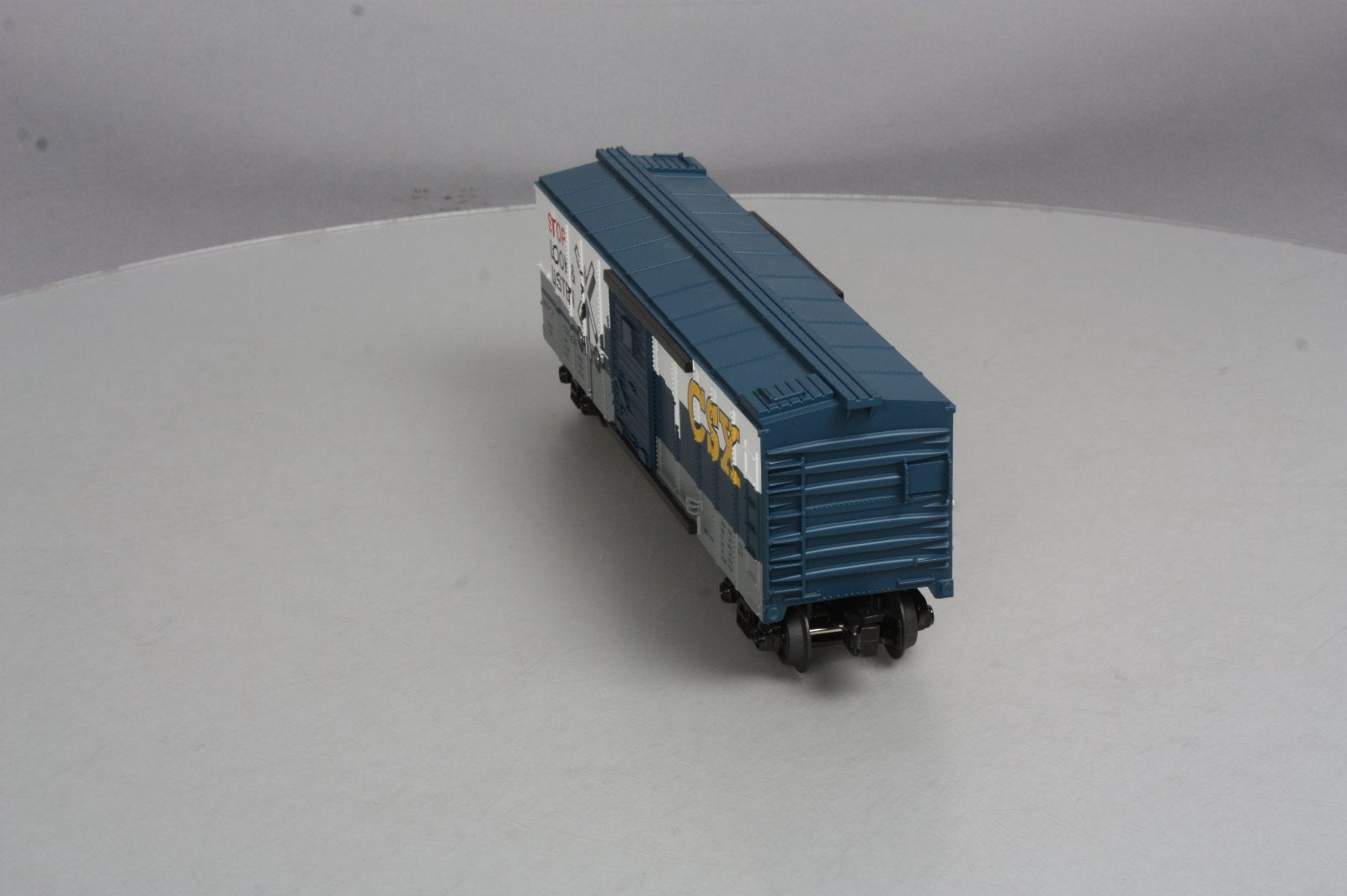 MTH 30-74776 O CSX Boxcar w/Blinking LEDs #1001