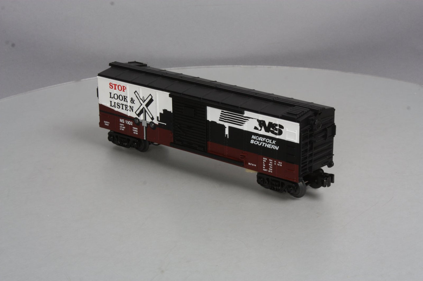 MTH 30-74777 O NS Boxcar w/Blinking LEDs