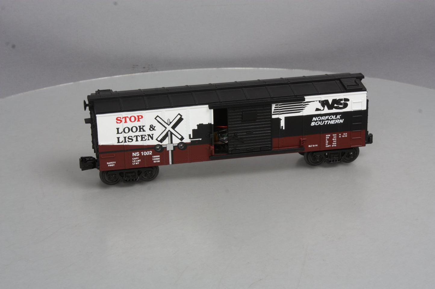 MTH 30-74777 O NS Boxcar w/Blinking LEDs