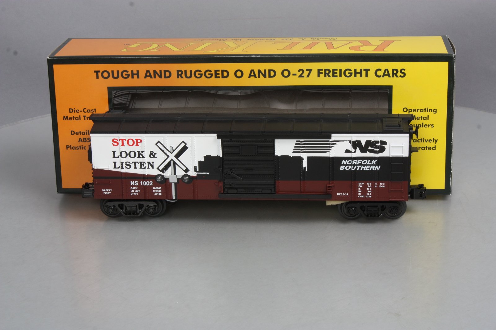MTH 30-74777 O NS Boxcar w/Blinking LEDs