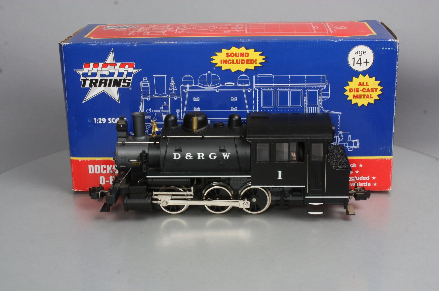 USA Trains R20051 G D&RGW 0-6-0 Locomotive