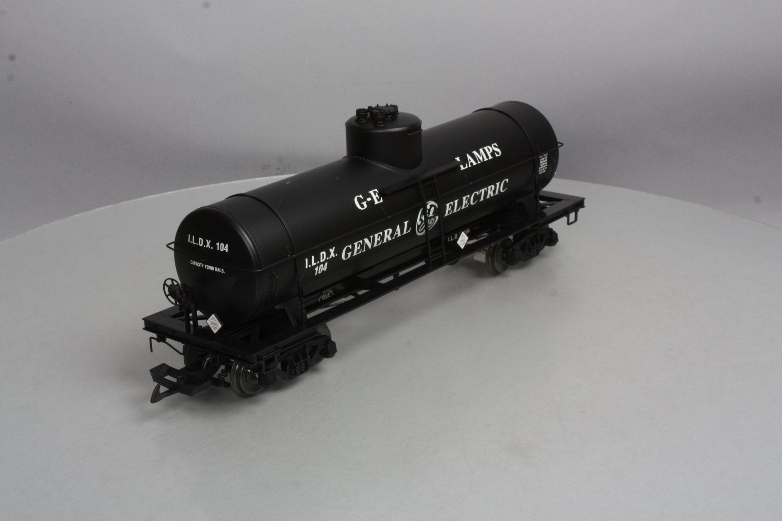 USA Trains R15118 G General Electric 10,000 Gallon Tank Car #104 - Metal Wheels