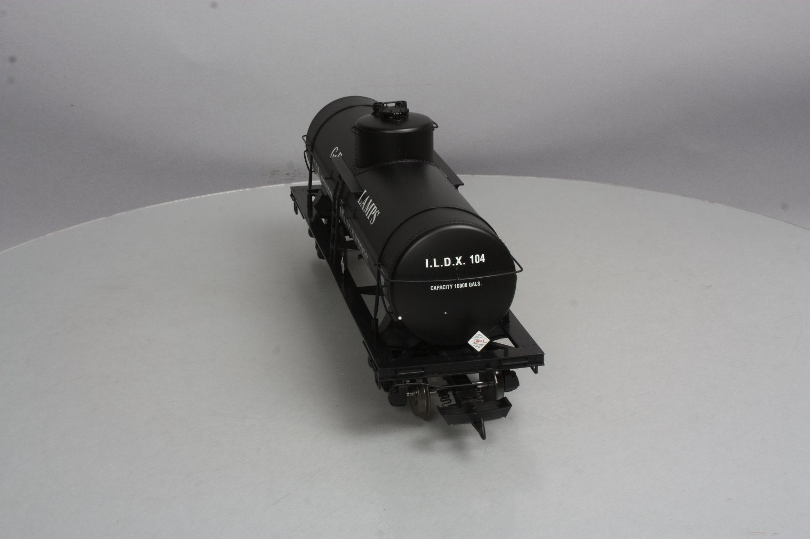 USA Trains R15118 G General Electric 10,000 Gallon Tank Car #104 - Metal Wheels