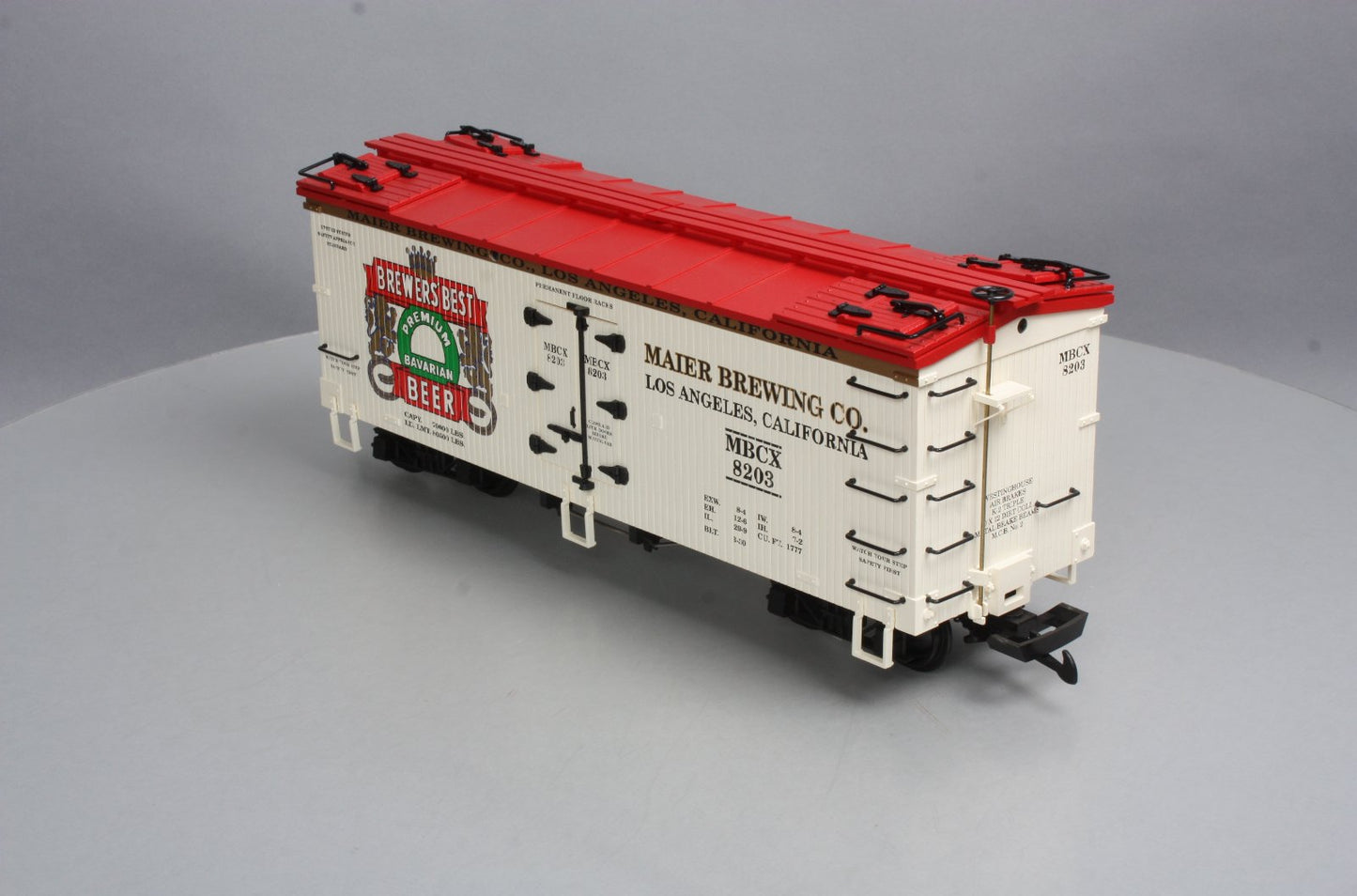 USA Trains 16366 G Scale Brewers' Best Beer Reefer #8203