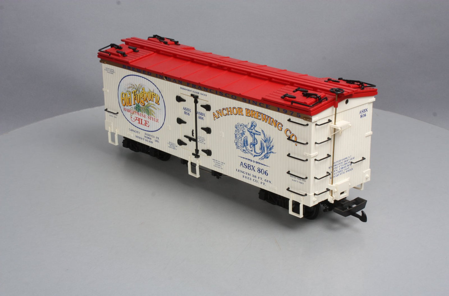 USA Trains 16367 G Scale Old Foghorn Ale Reefer #806