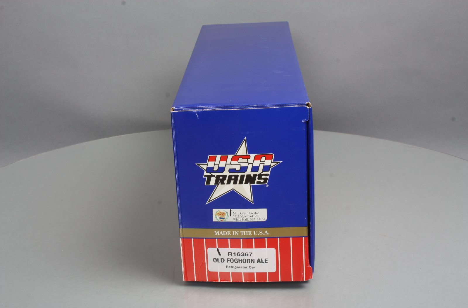 USA Trains 16367 G Scale Old Foghorn Ale Reefer #806
