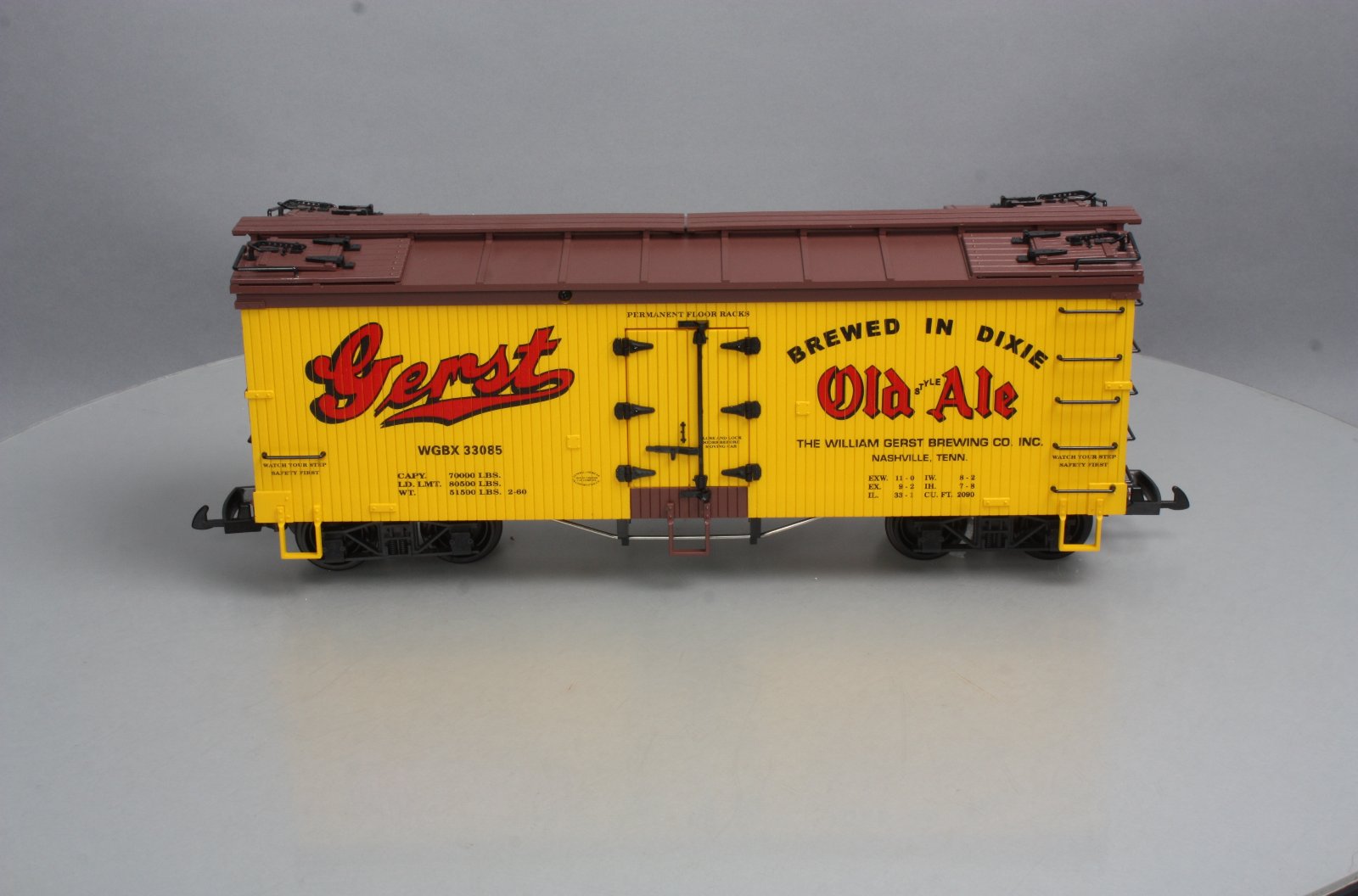 USA Trains 16405 G Scale Gerst Old Style Ale Refrigerator Car