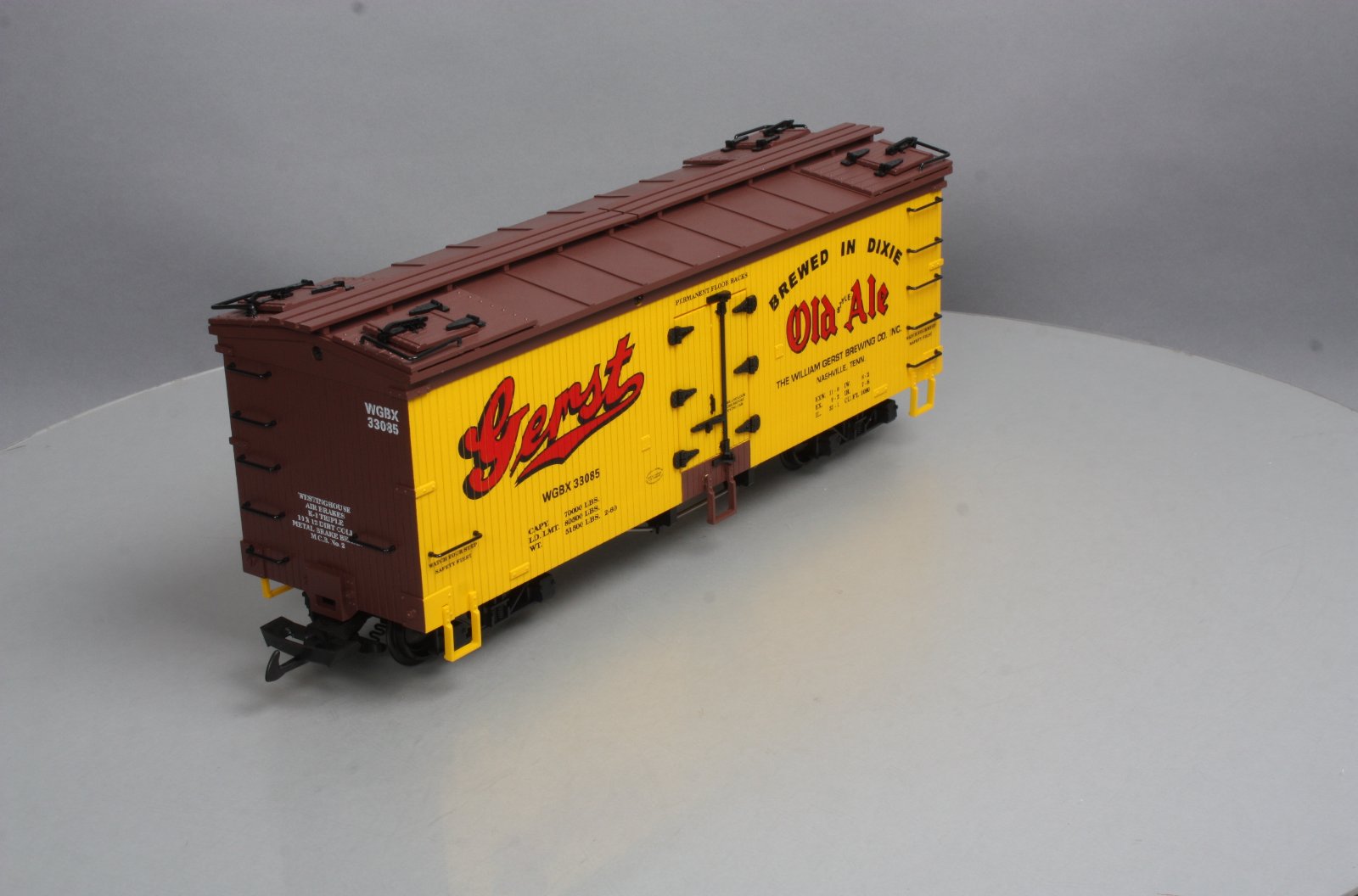 USA Trains 16405 G Scale Gerst Old Style Ale Refrigerator Car