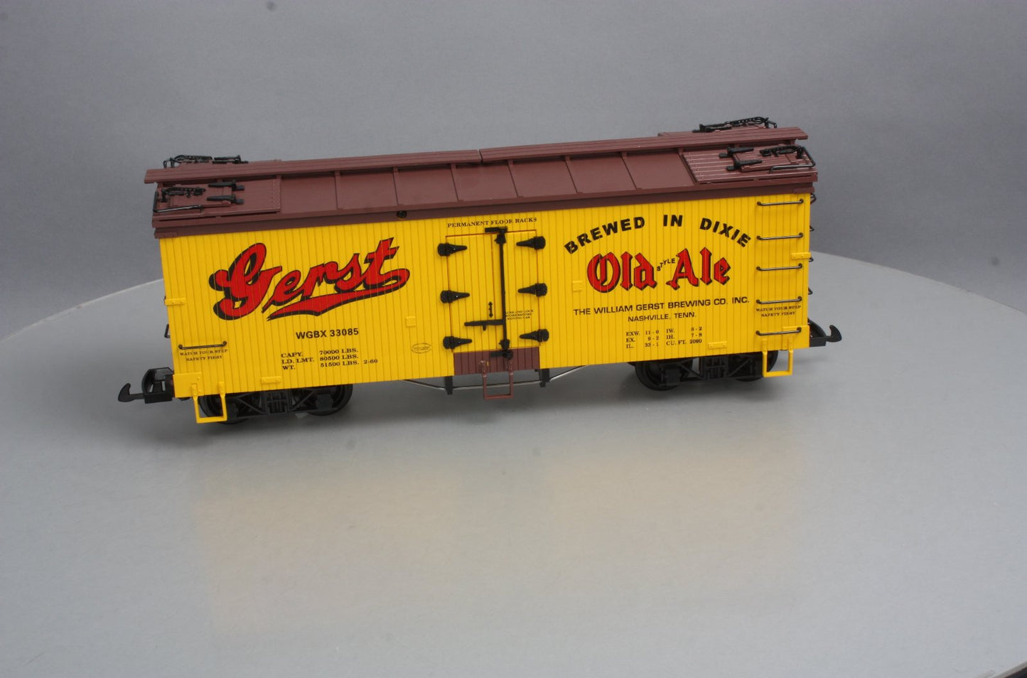 USA Trains 16405 G Scale Gerst Old Style Ale Refrigerator Car