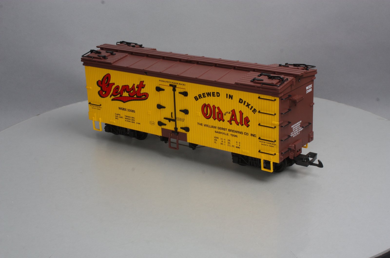 USA Trains 16405 G Scale Gerst Old Style Ale Refrigerator Car