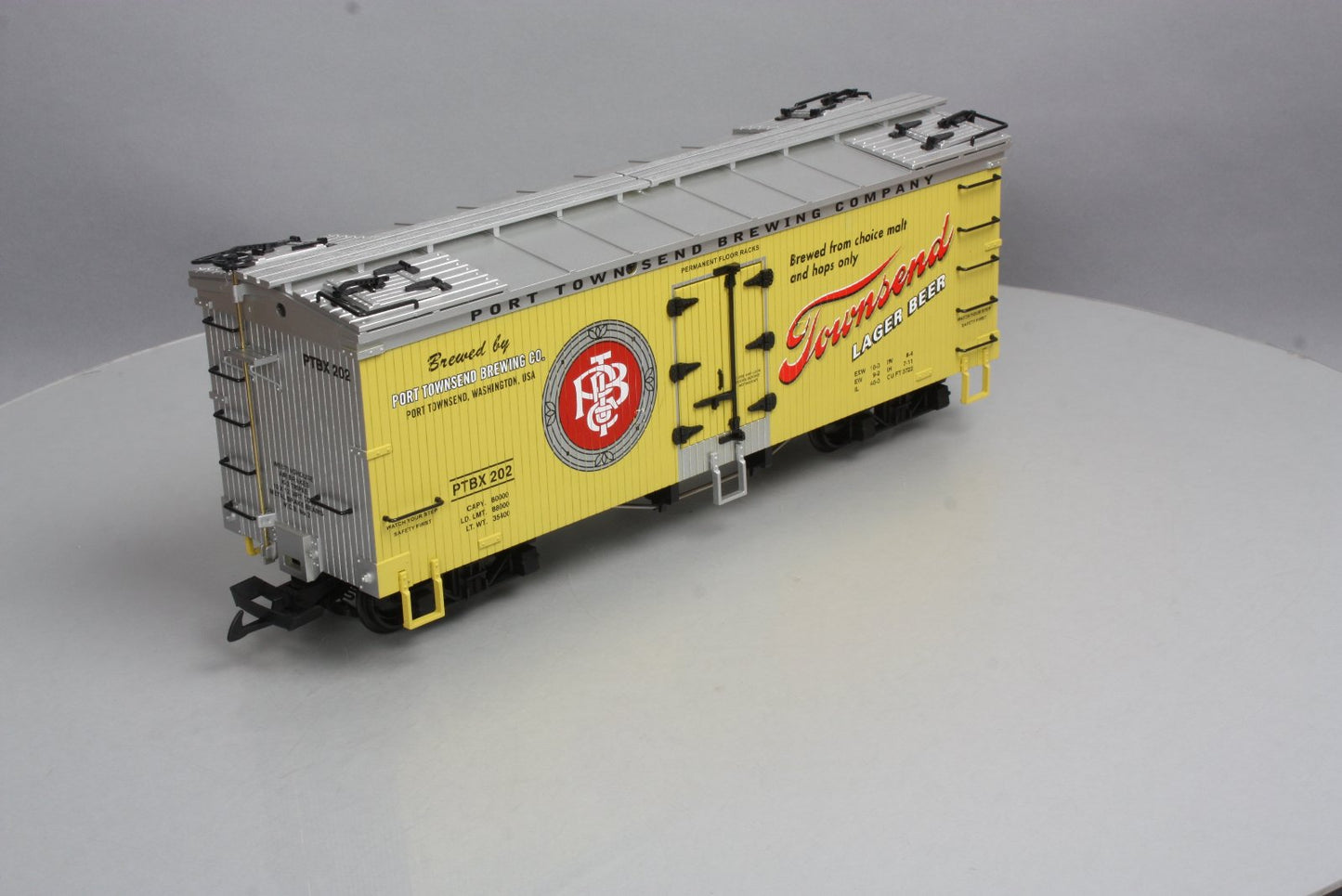 USA Trains R16421 G Scale Townsend Lager Beer Reefer #202