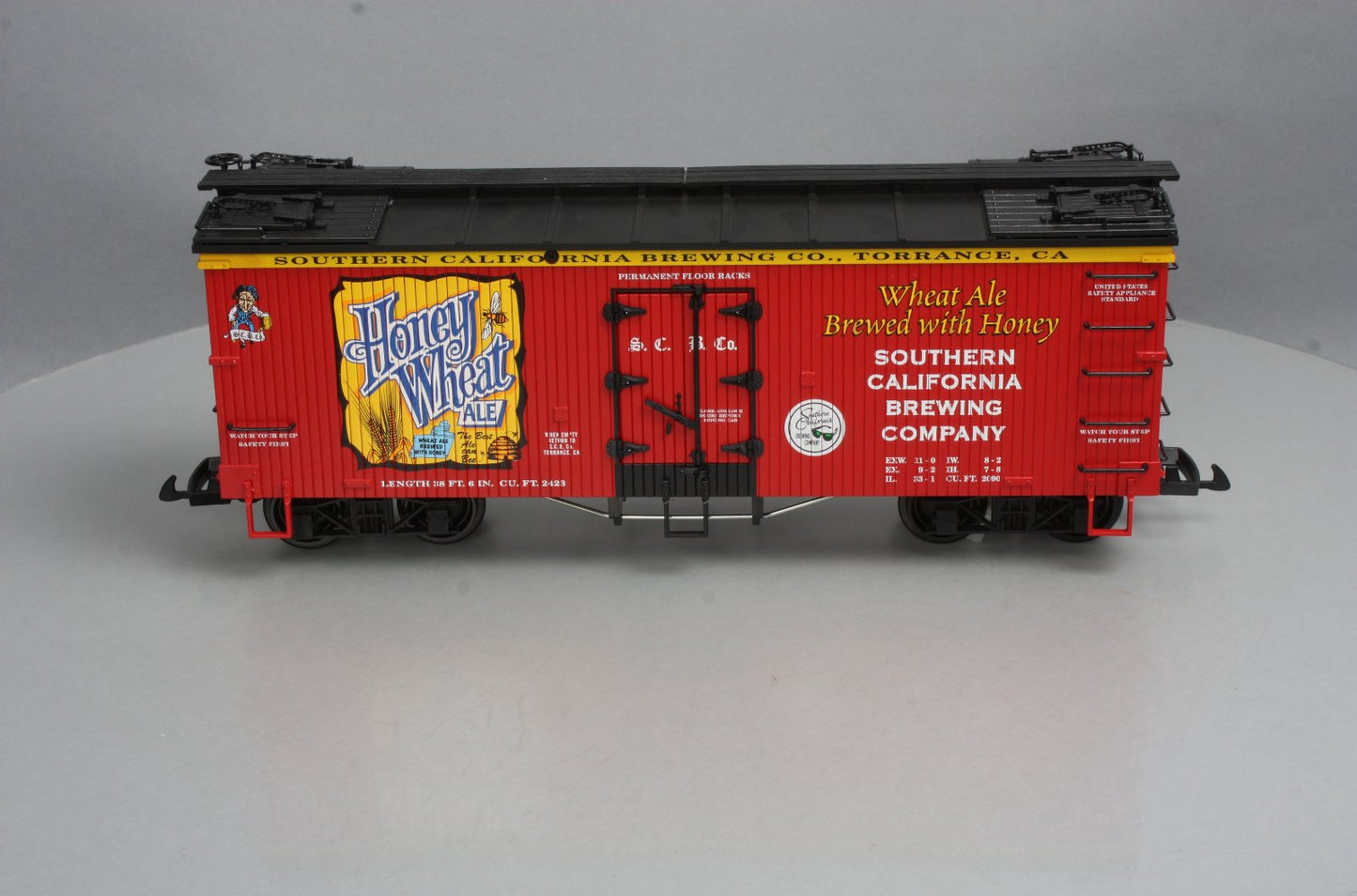 USA Trains R16423 G Scale Honey Wheat Ale Reefer