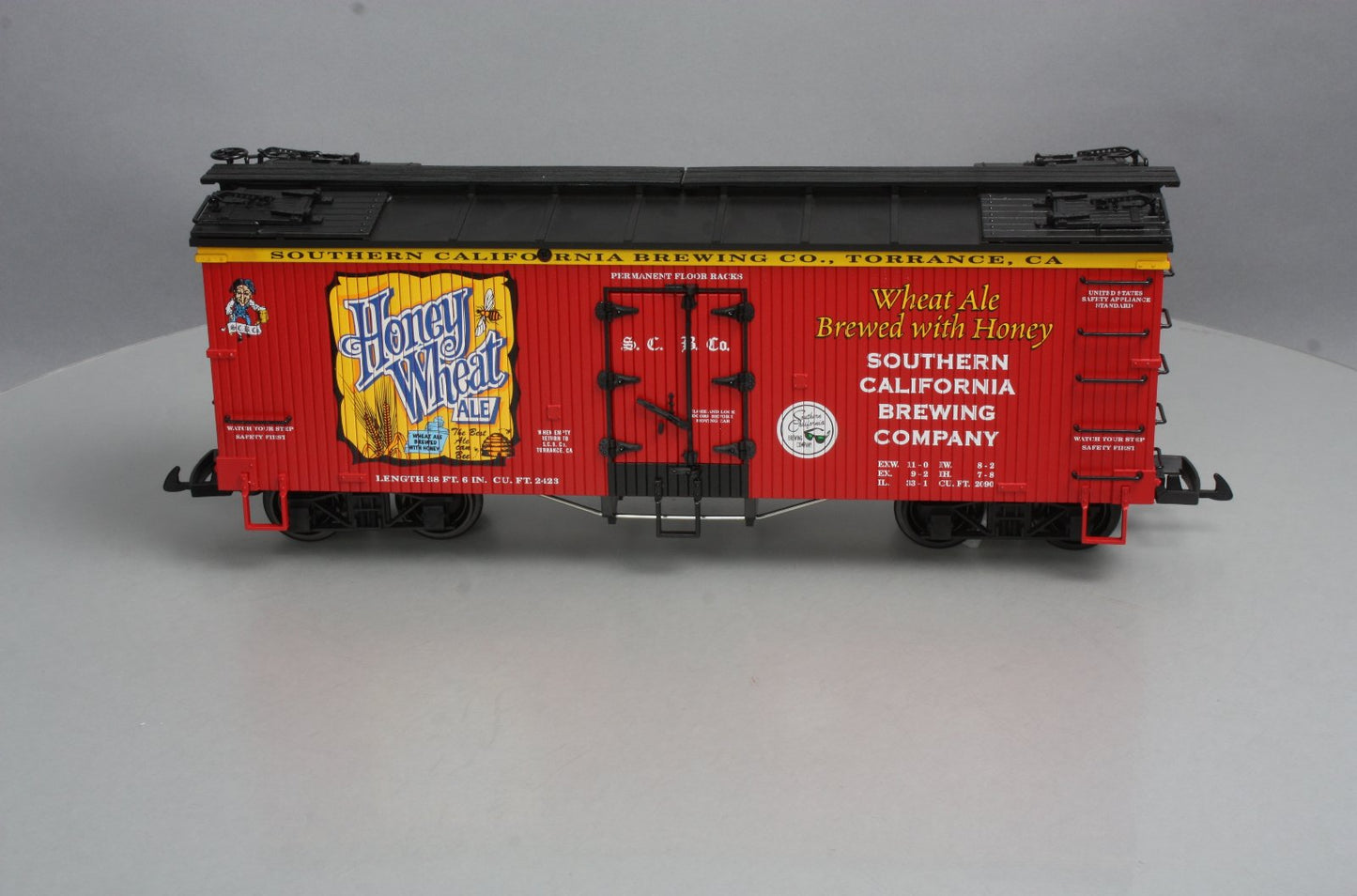 USA Trains R16423 G Scale Honey Wheat Ale Reefer