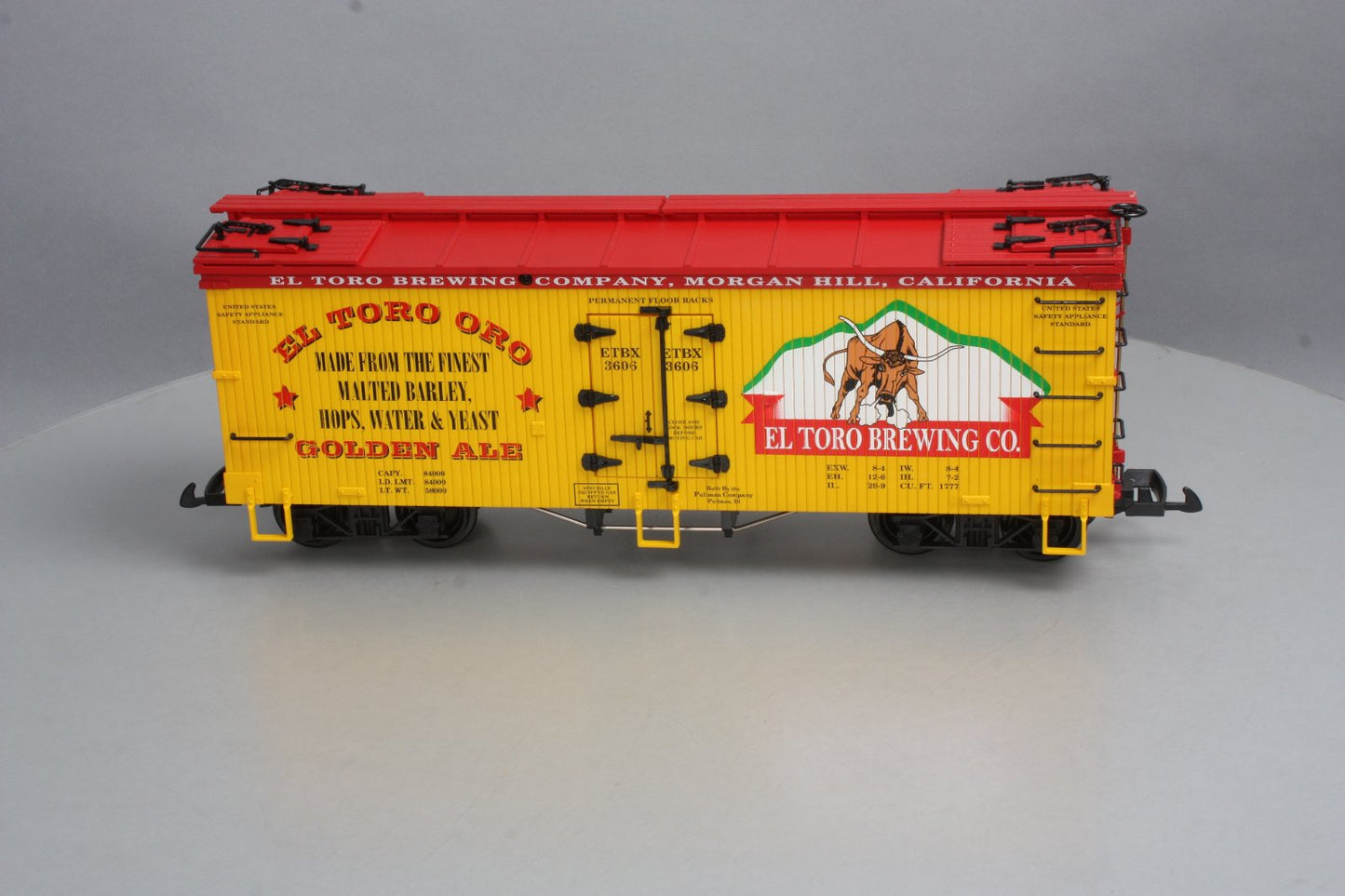 USA Trains 16397 El Toro Oro Ale Refrigerator Car