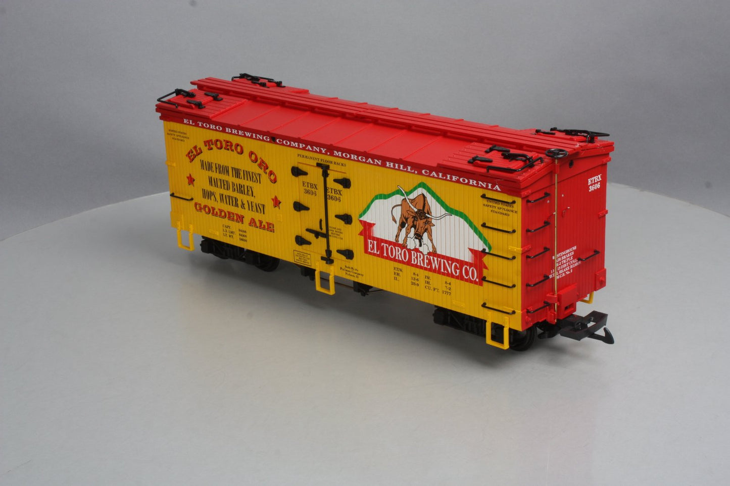 USA Trains 16397 El Toro Oro Ale Refrigerator Car