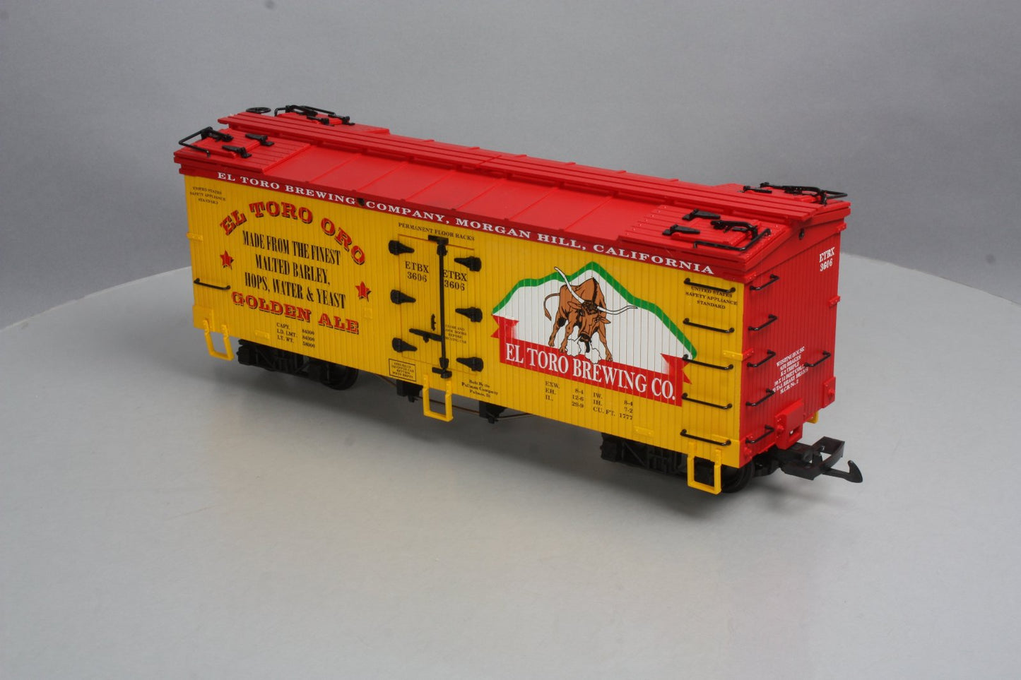 USA Trains 16397 El Toro Oro Ale Refrigerator Car