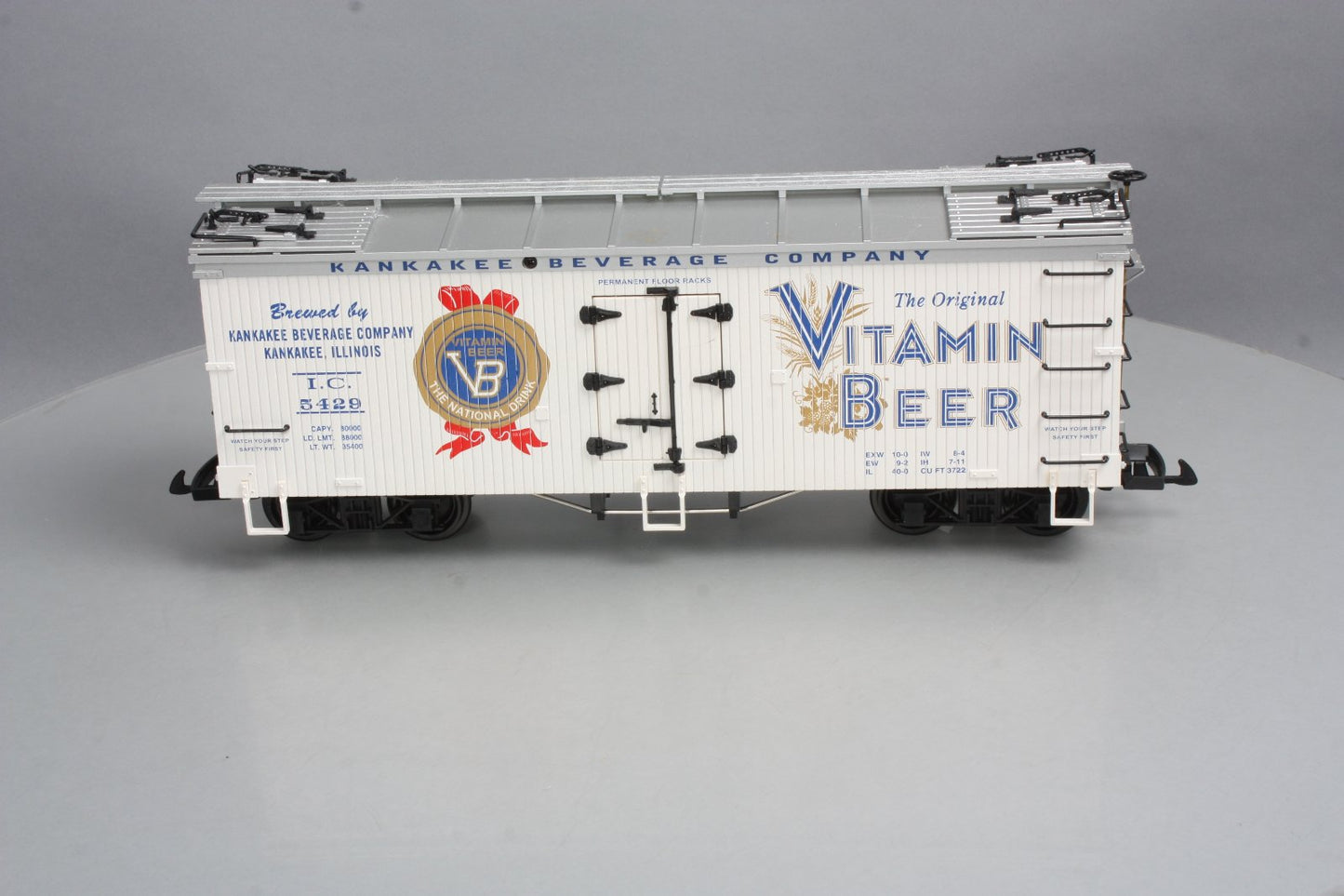 USA Trains 16391 G Scale Vitamin Beer Refrigerator Car
