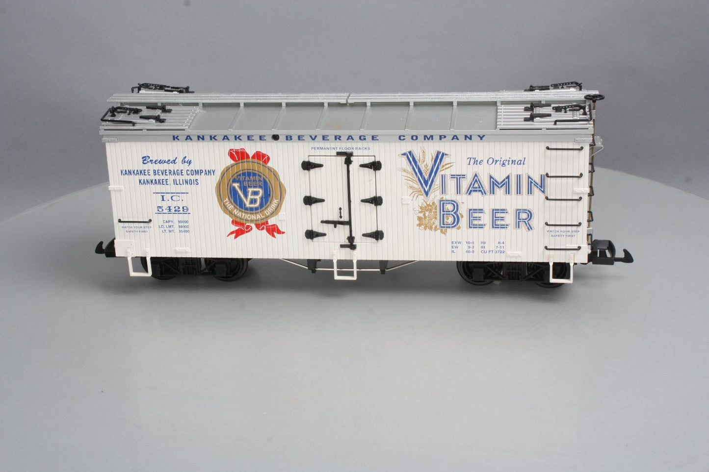 USA Trains 16391 G Scale Vitamin Beer Refrigerator Car