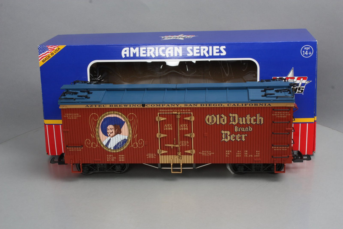 USA Trains 16435 G Scale Old Dutch Beer Refrigerator Car