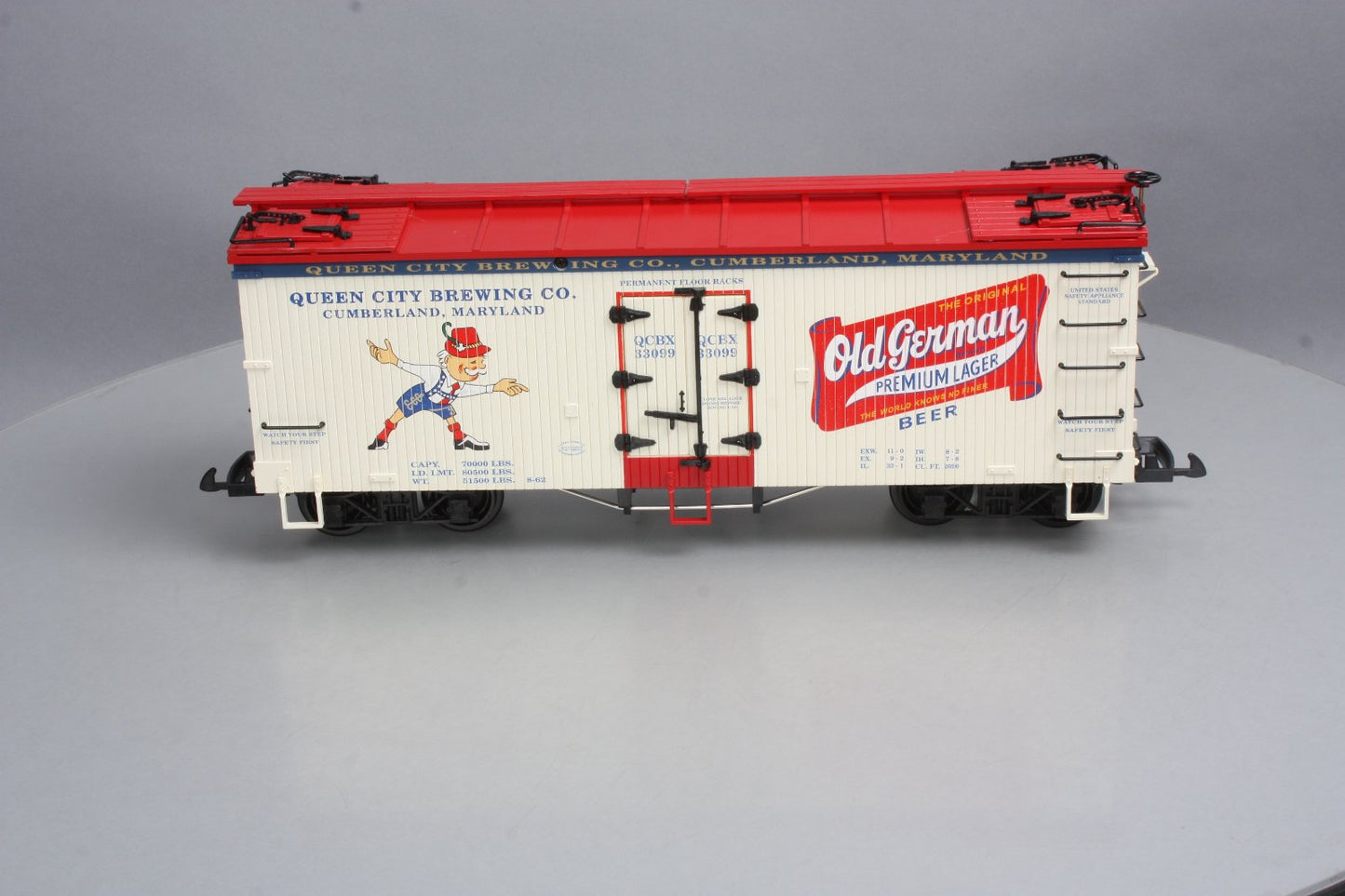 USA Trains 16440 G Scale Old German Beer Refrigerator Car
