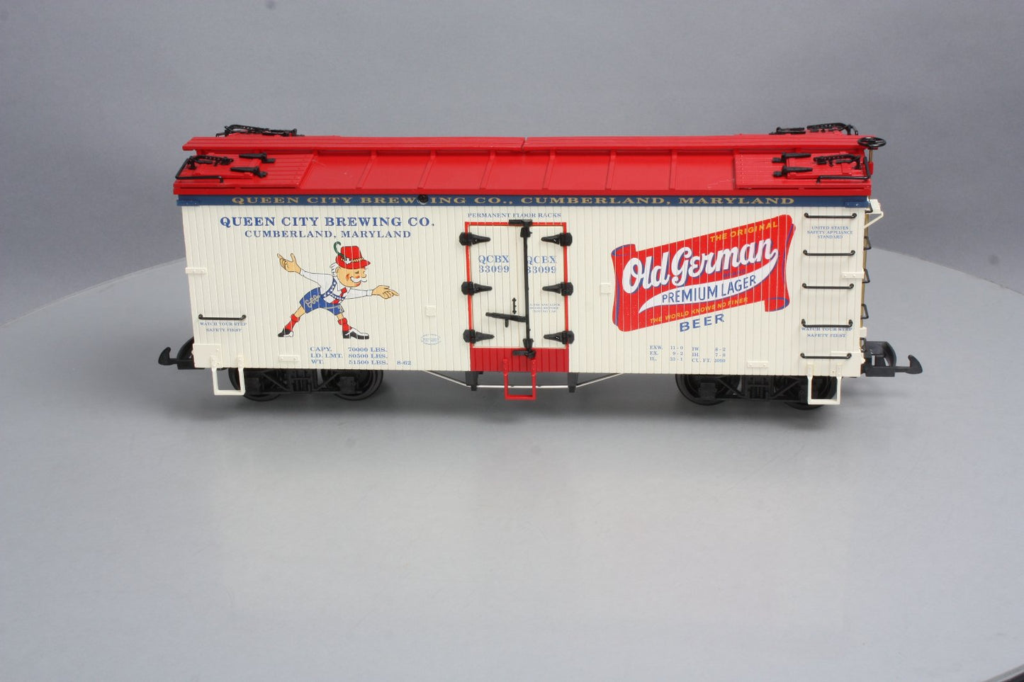 USA Trains 16440 G Scale Old German Beer Refrigerator Car