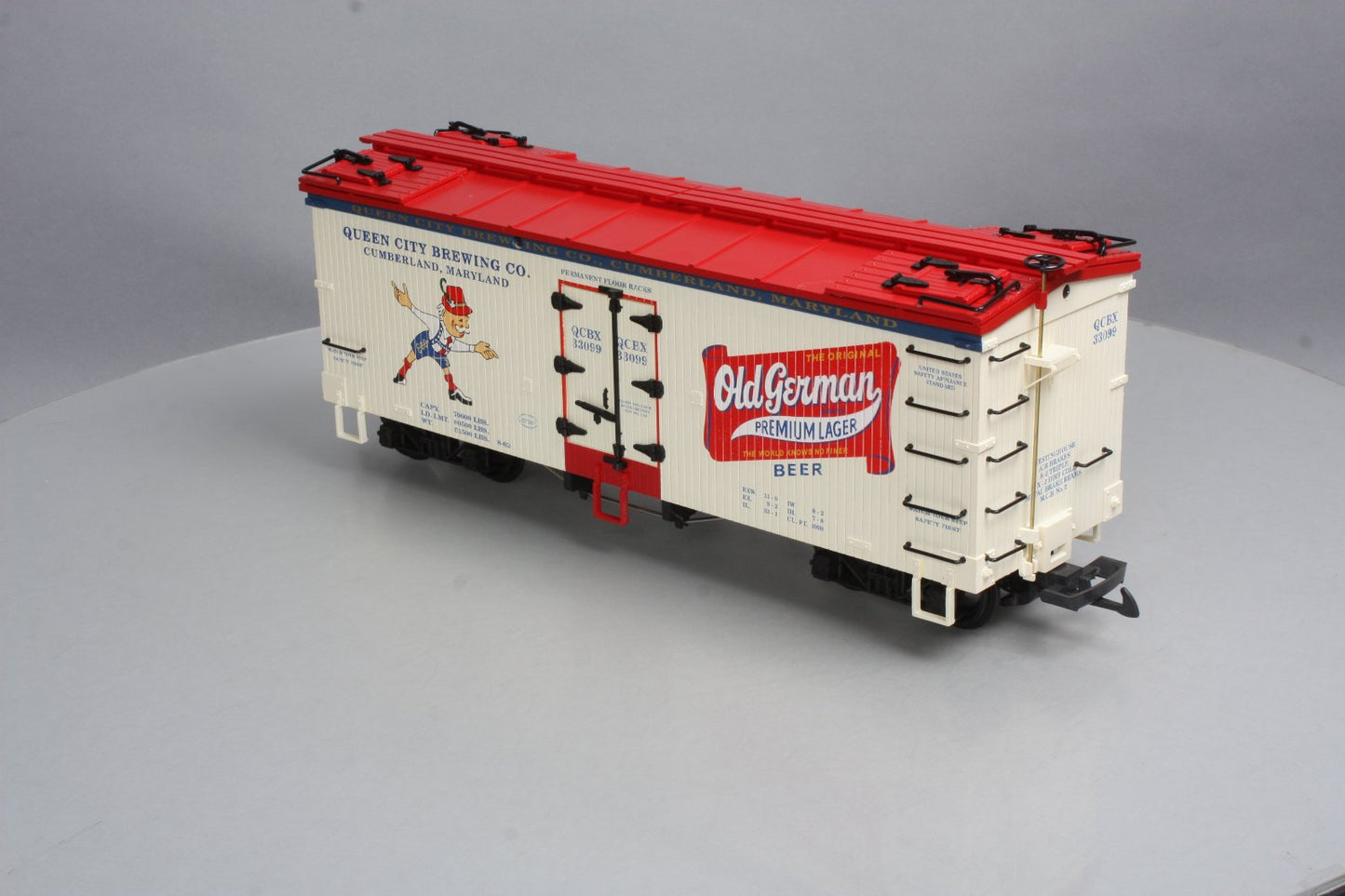 USA Trains 16440 G Scale Old German Beer Refrigerator Car