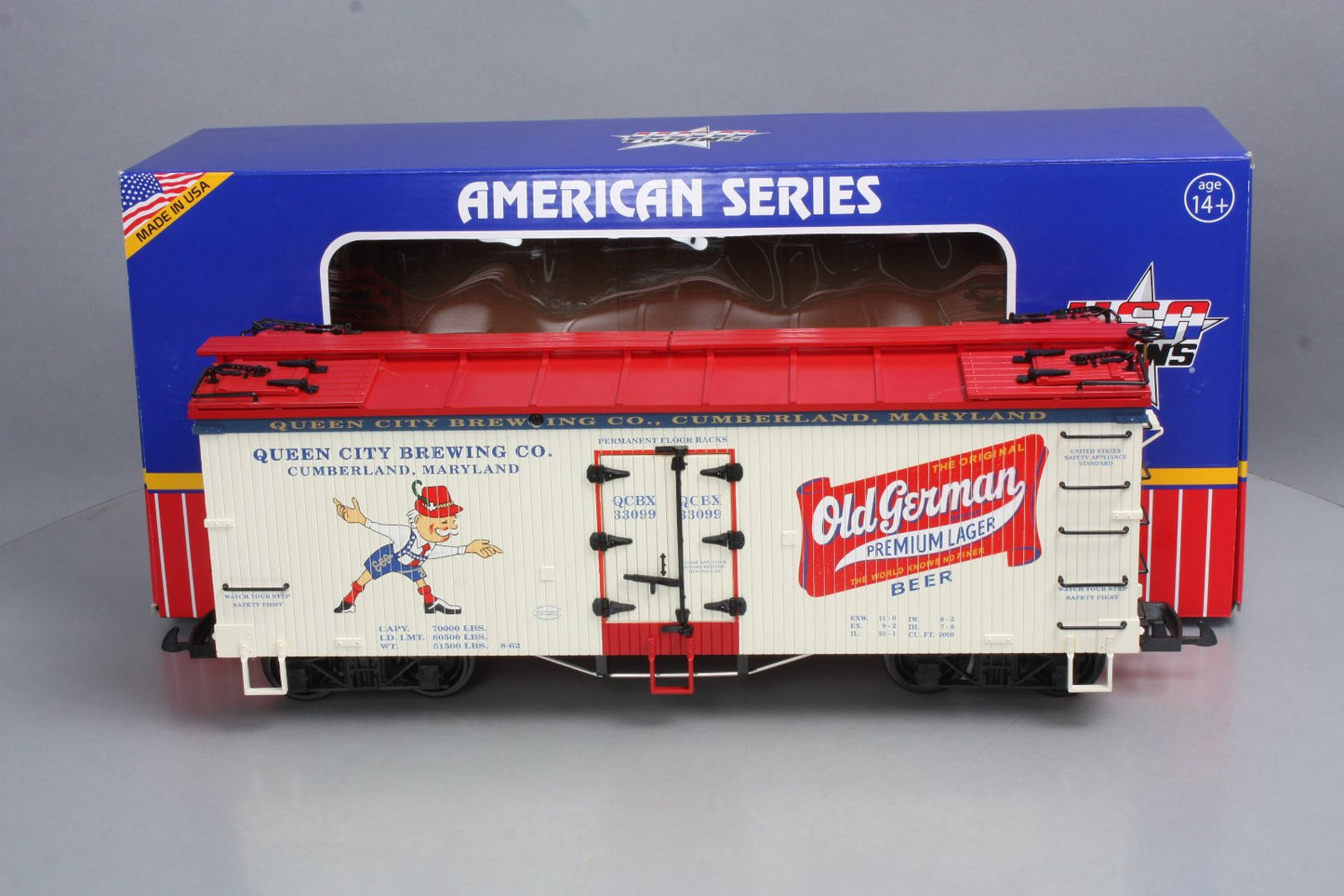 USA Trains 16440 G Scale Old German Beer Refrigerator Car