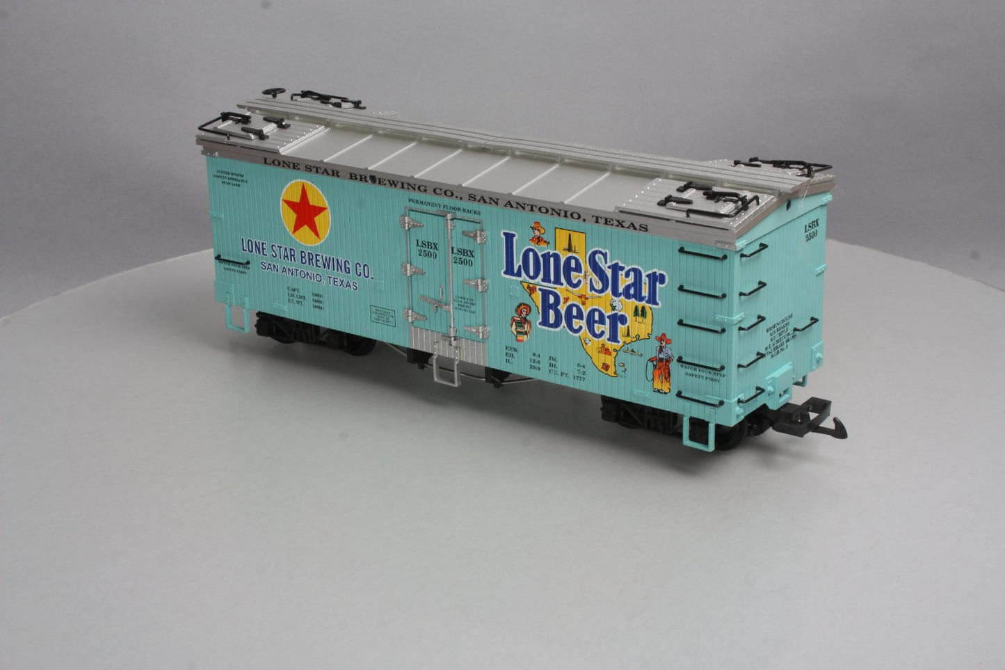 USA Trains R16436 G Scale Lone Star Beer Refrigerator Car