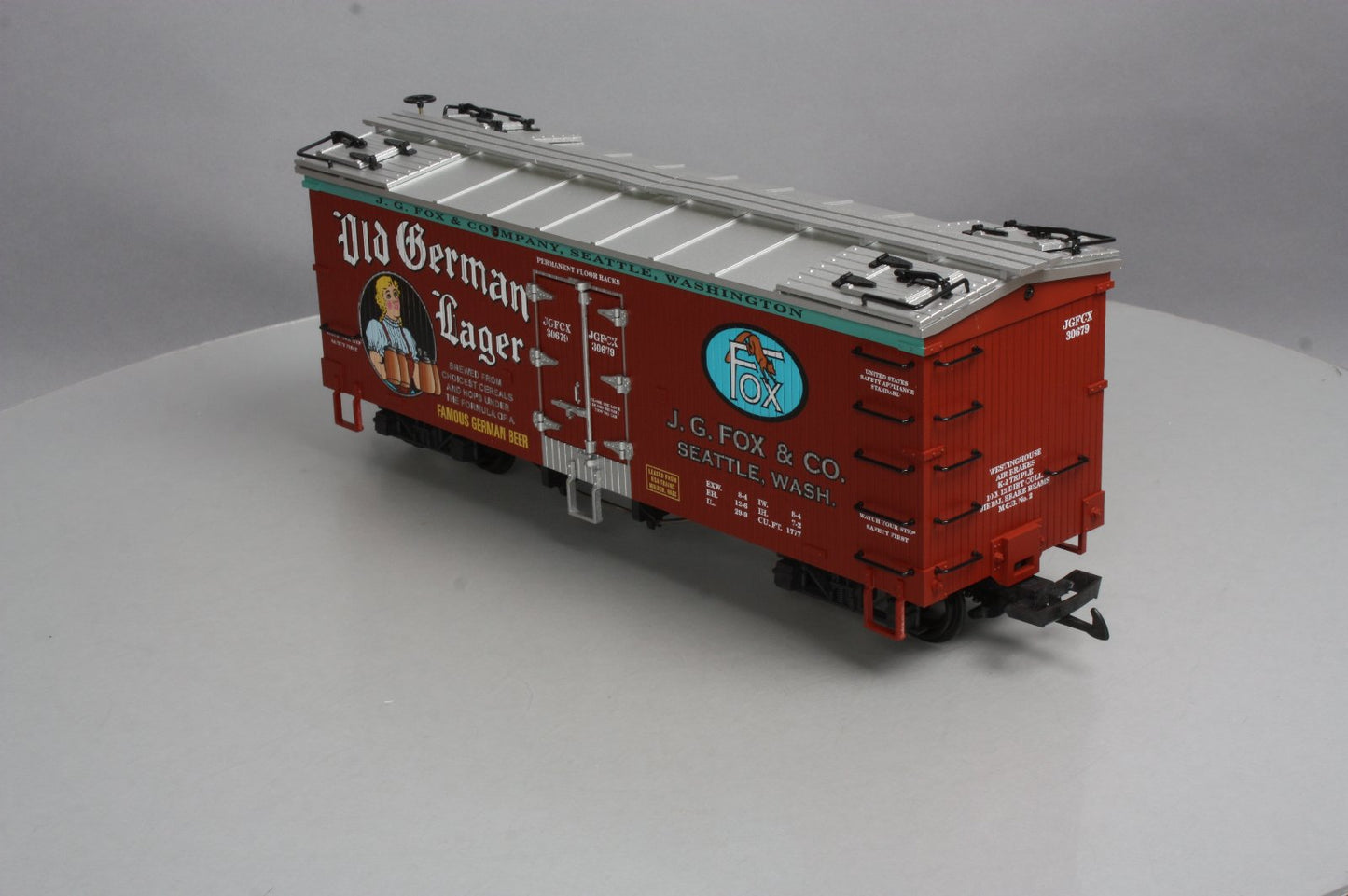 USA Trains R16430 G Scale Old German Lager Refrigerator Car