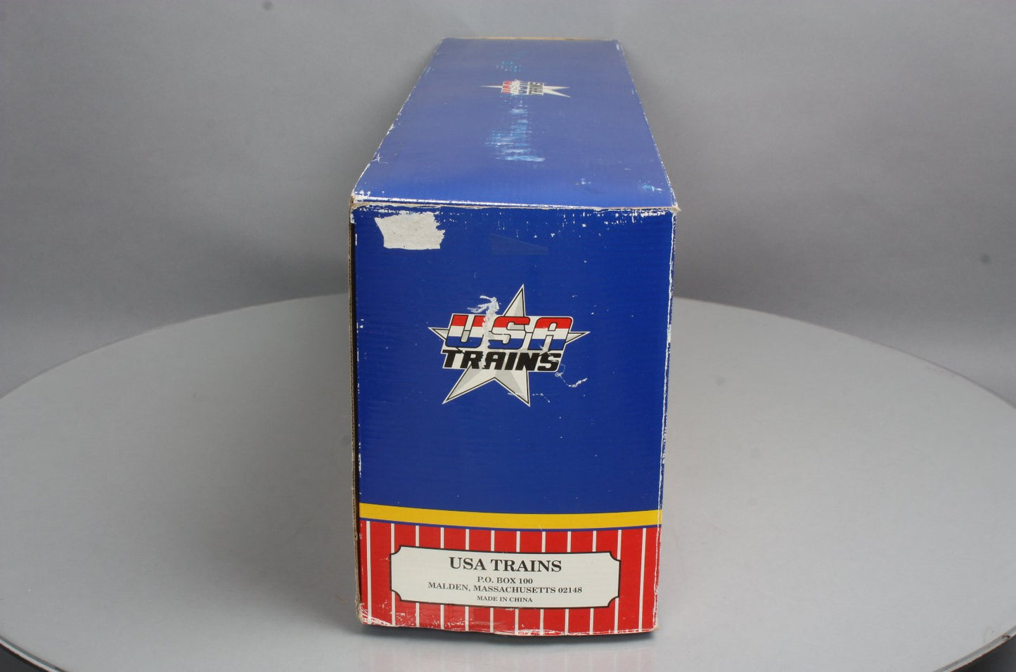 USA Trains 193112 G Atlantic Coast Line 50' Steel Box Car - Metal Wheels