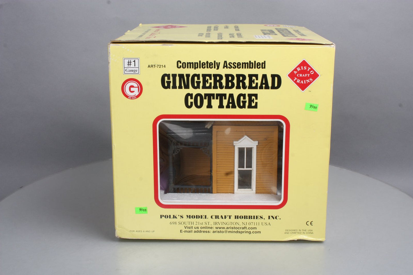 Aristo-Craft 7214 G Assembled Gingerbread Cottage
