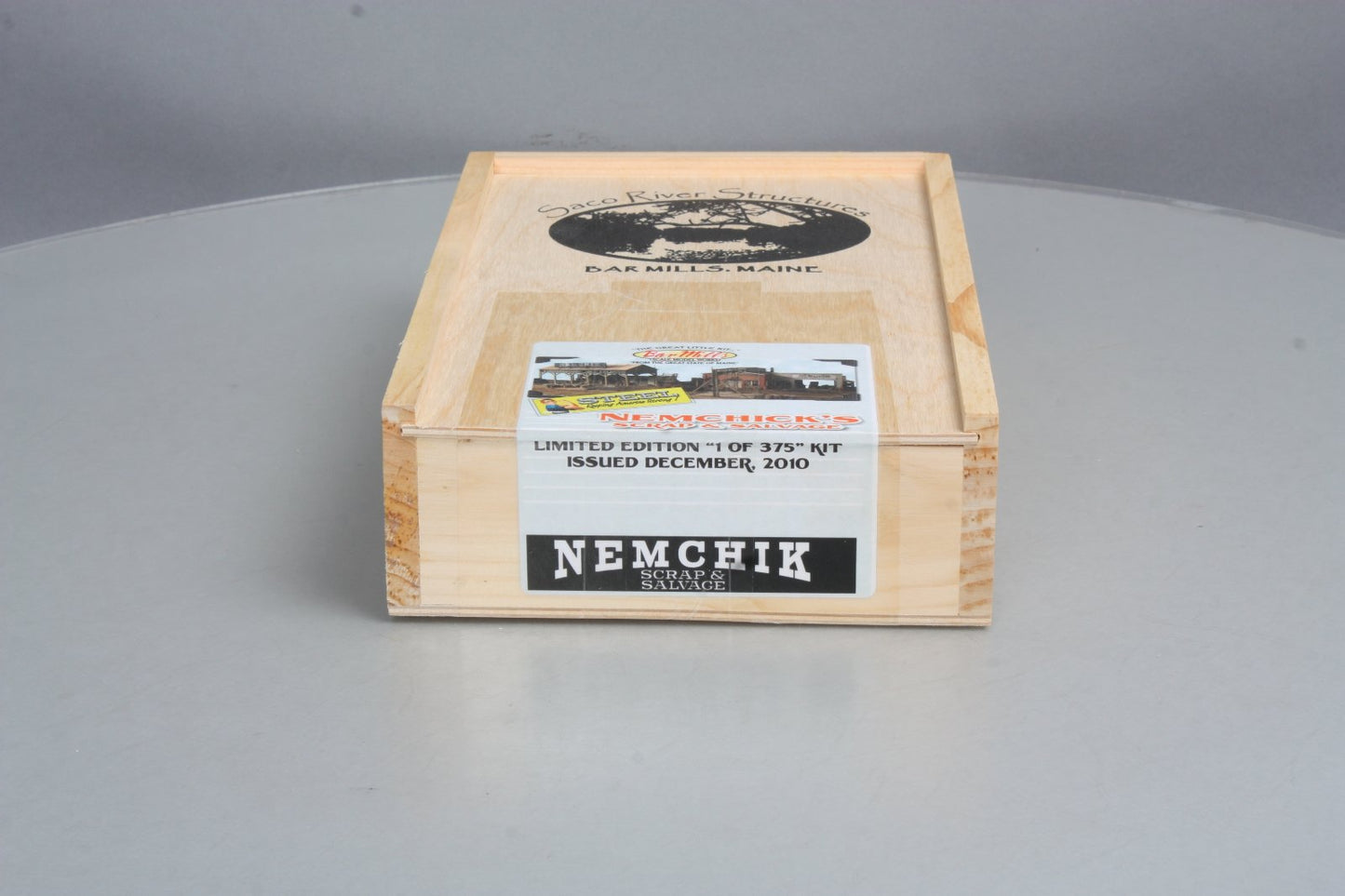 Bar Mills HO Scale Nemchik Scrap & Salvage Saco River Structures Building Kit