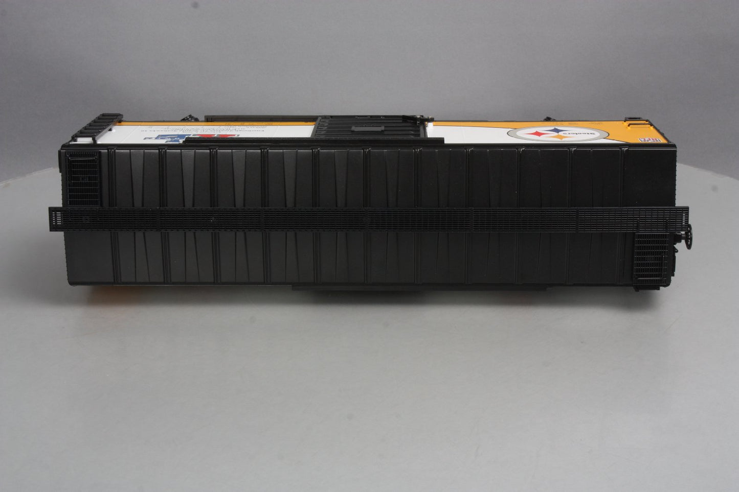 MTH 70-74076 G Scale Pittsburgh Steelers (Super Bowl 40) 40' Metal Wheels Boxcar
