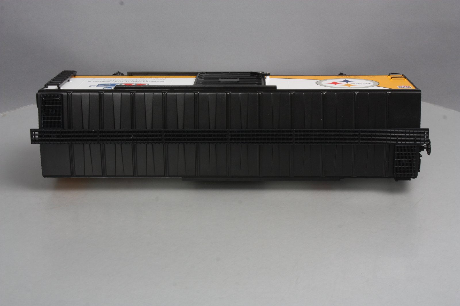 MTH 70-74076 G Scale Pittsburgh Steelers (Super Bowl 40) 40' Metal Wheels Boxcar